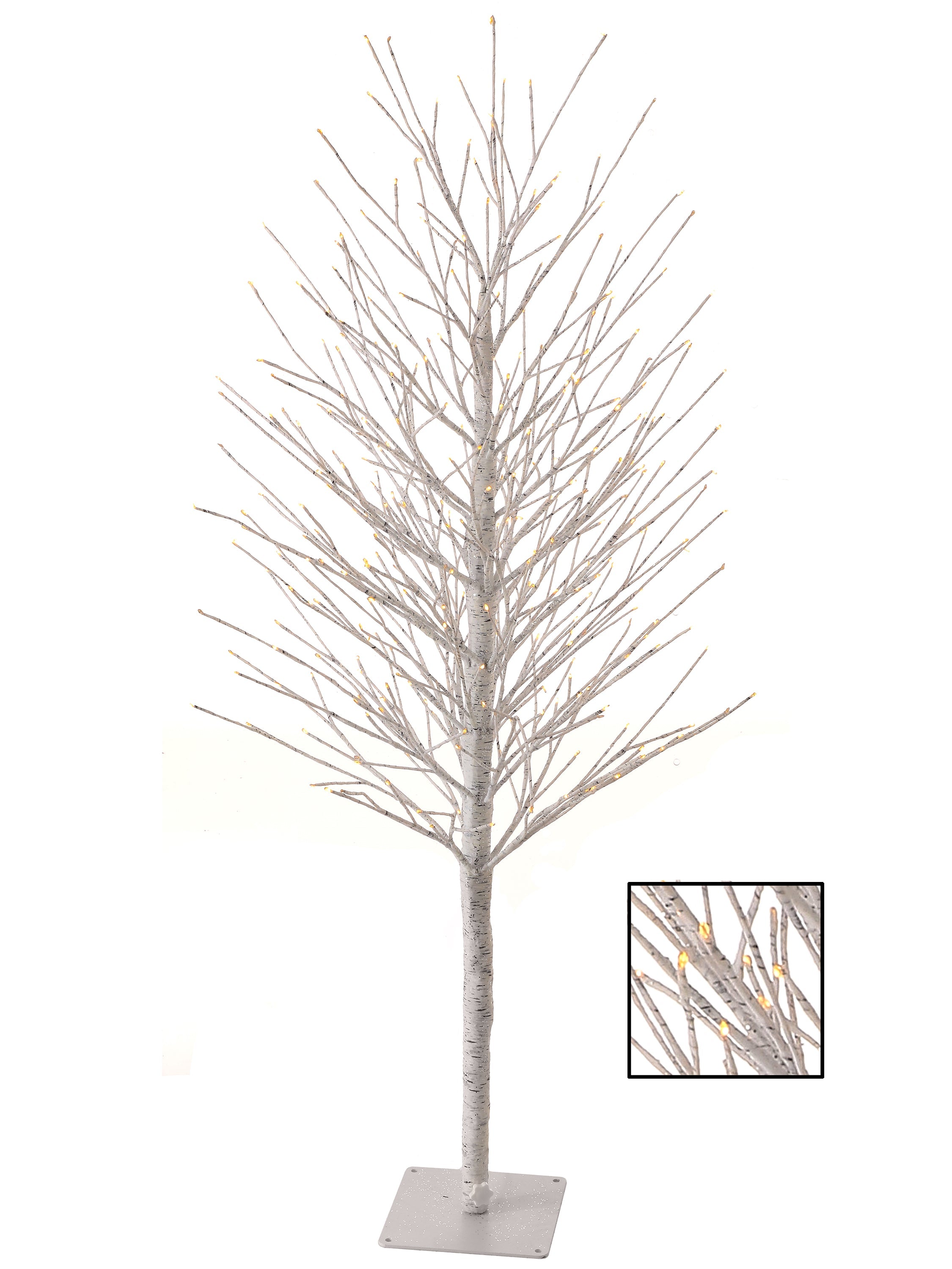 Árbol de Navidad pequeño blanco con detalles dorados - Vilá Decoración - Muebles y decoración en Medellín y Colombia