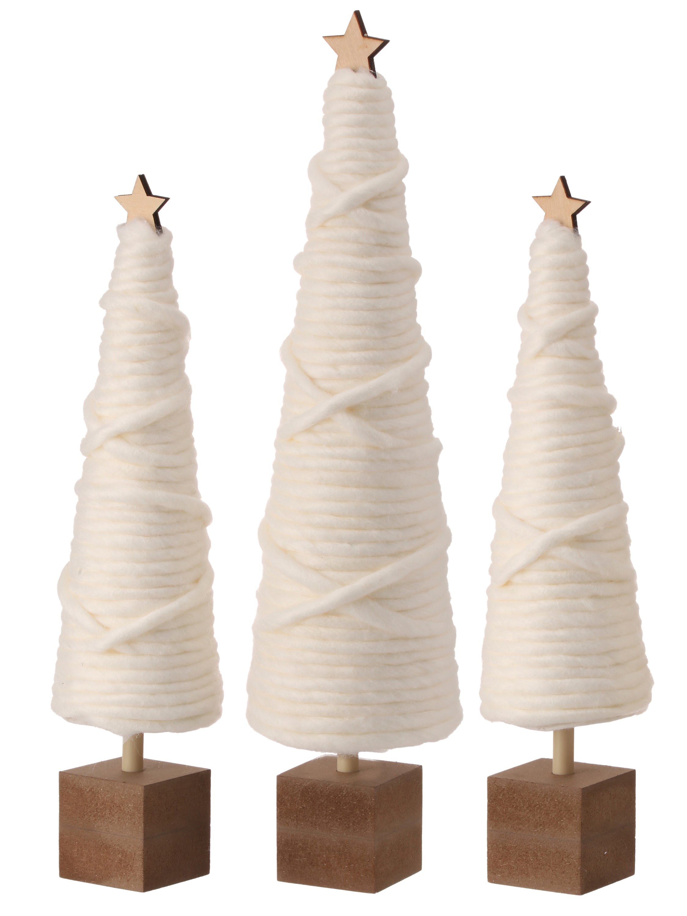 Set X3 Árboles Navideños Blancos Decorativos - Vilá Decoración - Muebles y decoración en Medellín y Colombia