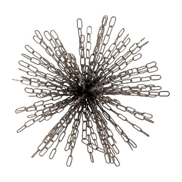 Adorno plateado Destello en hierro decorativo - Vilá Decoración - Muebles y decoración en Medellín y Colombia