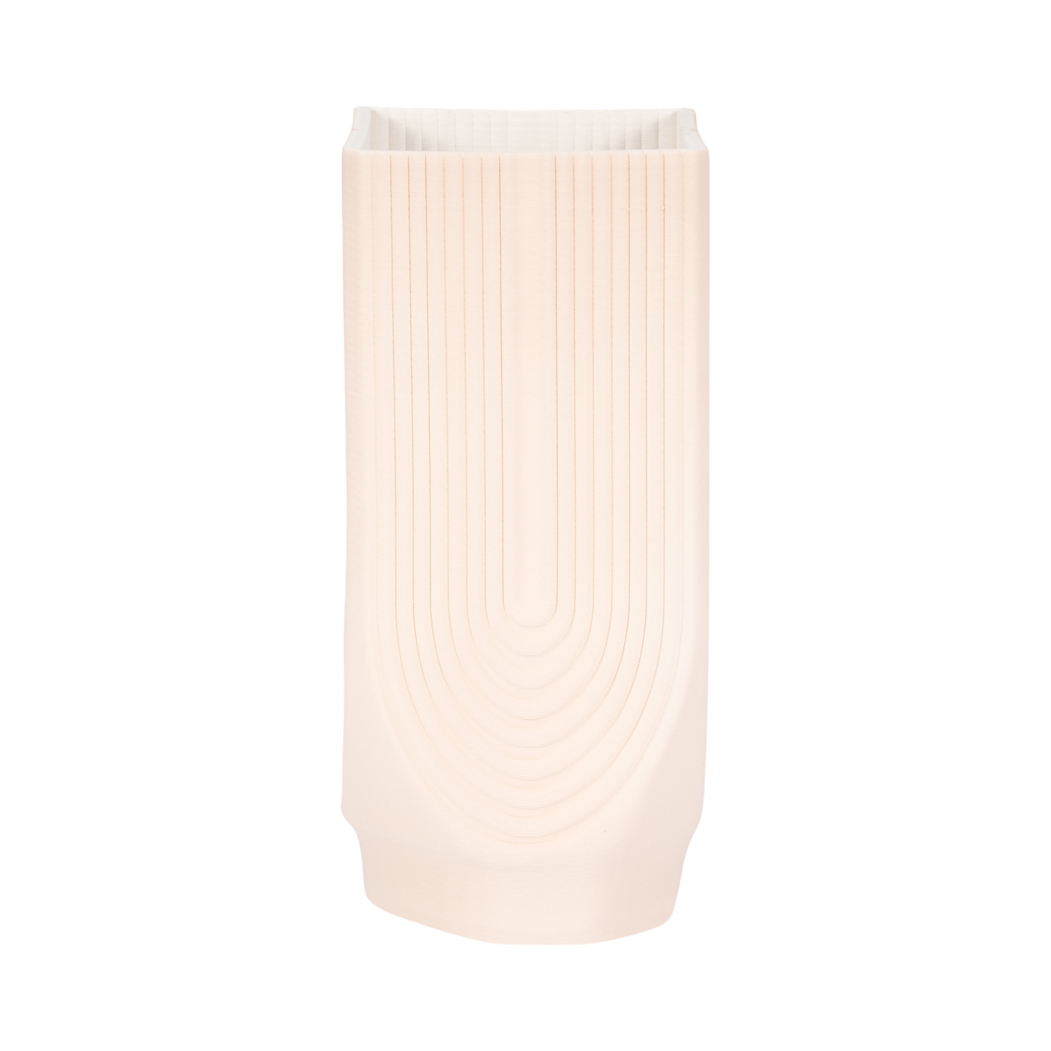 Jarrón estriado rosa grande para decoración - Vilá Decoración - Muebles y decoración en Medellín y Colombia