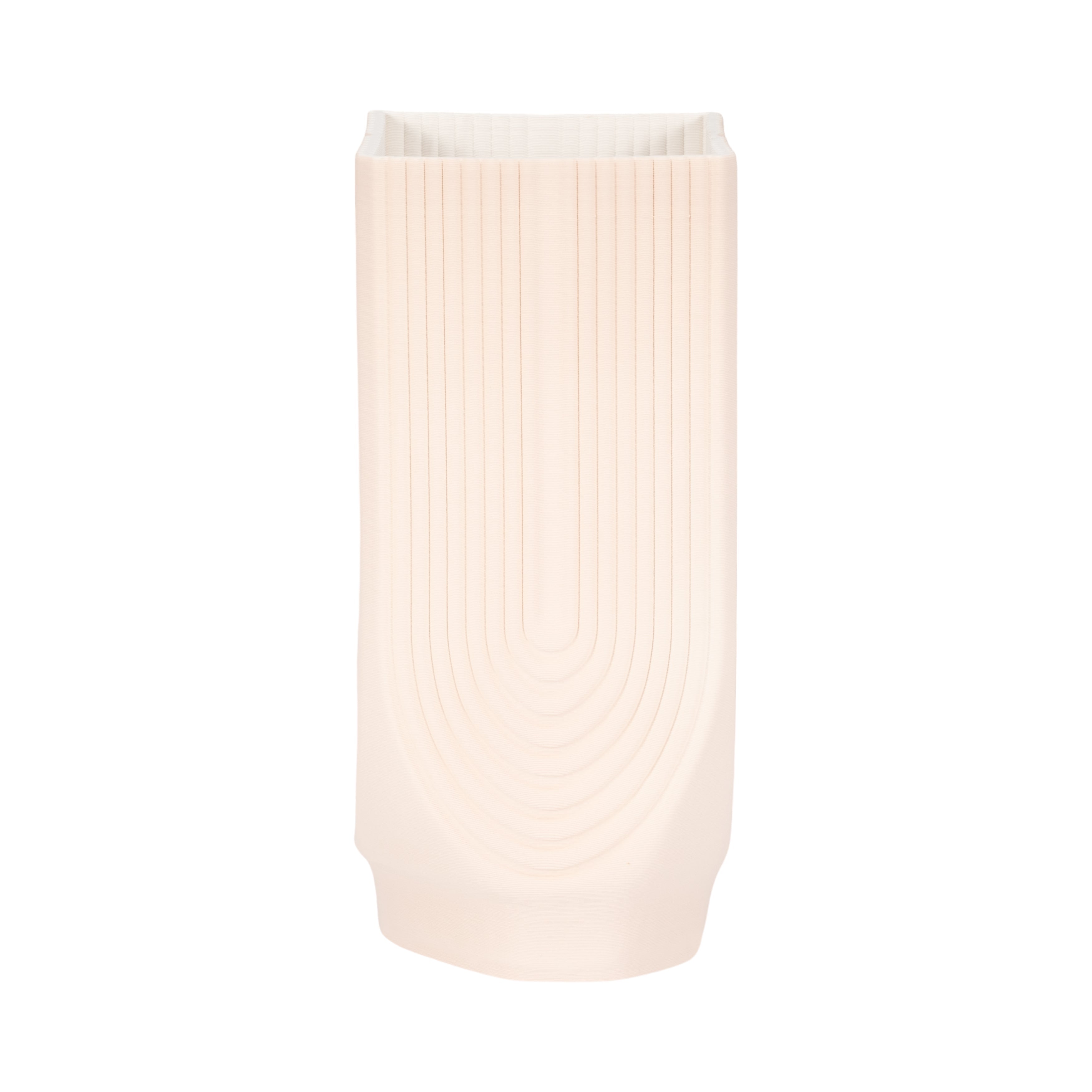 Jarrón estriado rosa grande para decoración - Vilá Decoración - Muebles y decoración en Medellín y Colombia