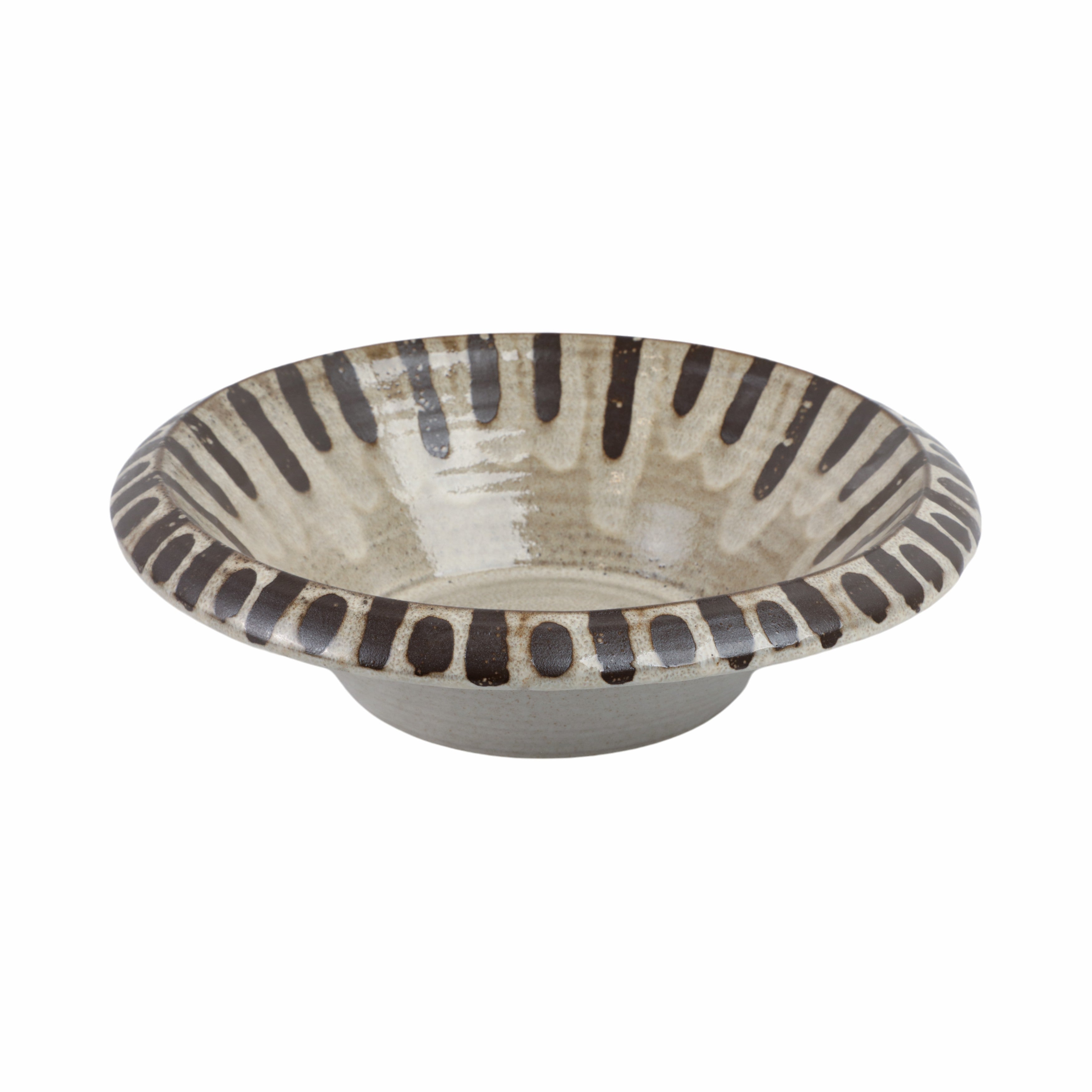 Bowl terracota crema y marrón para servir - Vilá Decoración - Muebles y decoración en Medellín y Colombia