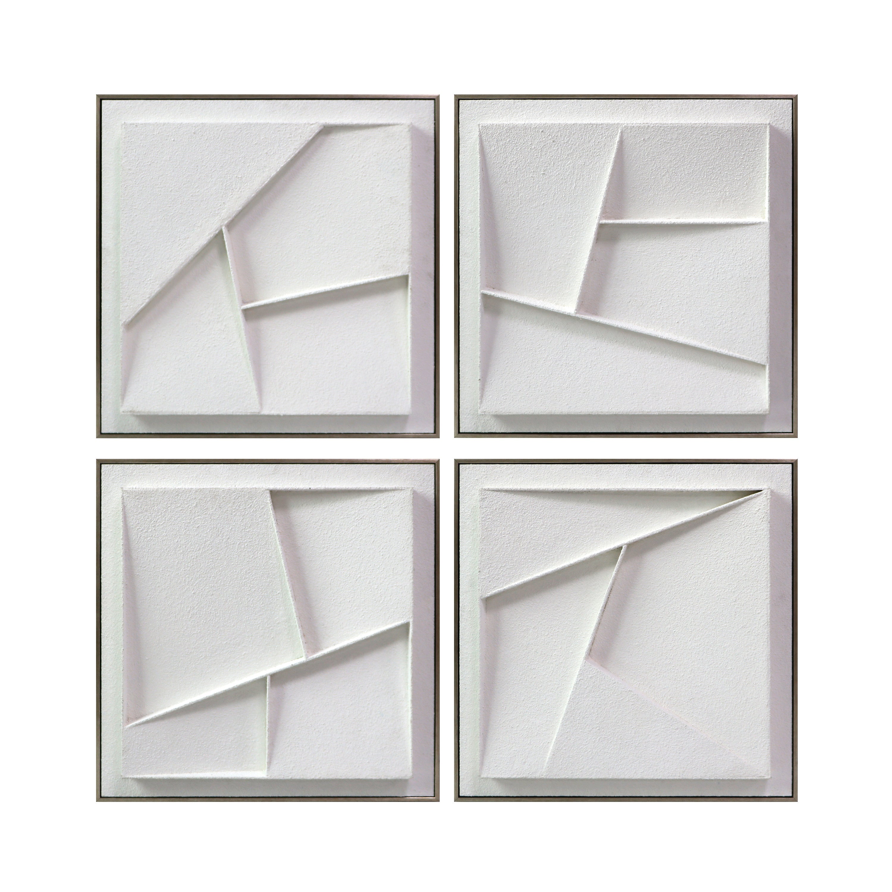 Set 4 apliques de pared blancos modernos - Vilá Decoración - Muebles y decoración en Medellín y Colombia