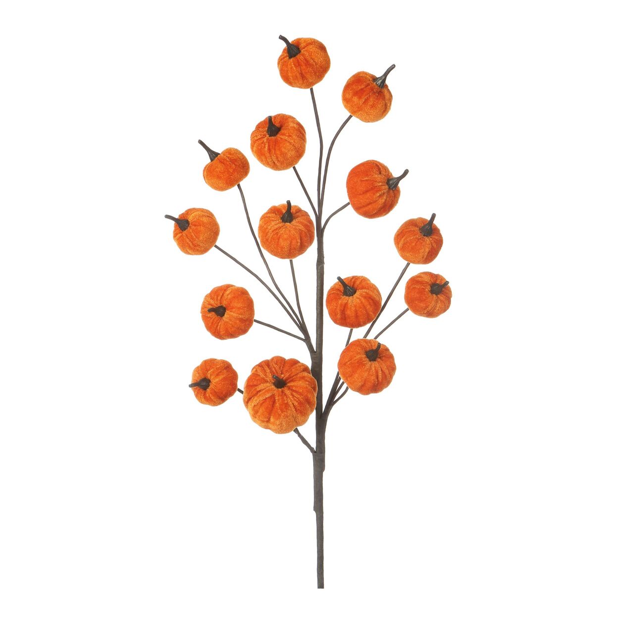 Ramo de calabazas naranjas decorativas medianas - Vilá Decoración - Muebles y decoración en Medellín y Colombia