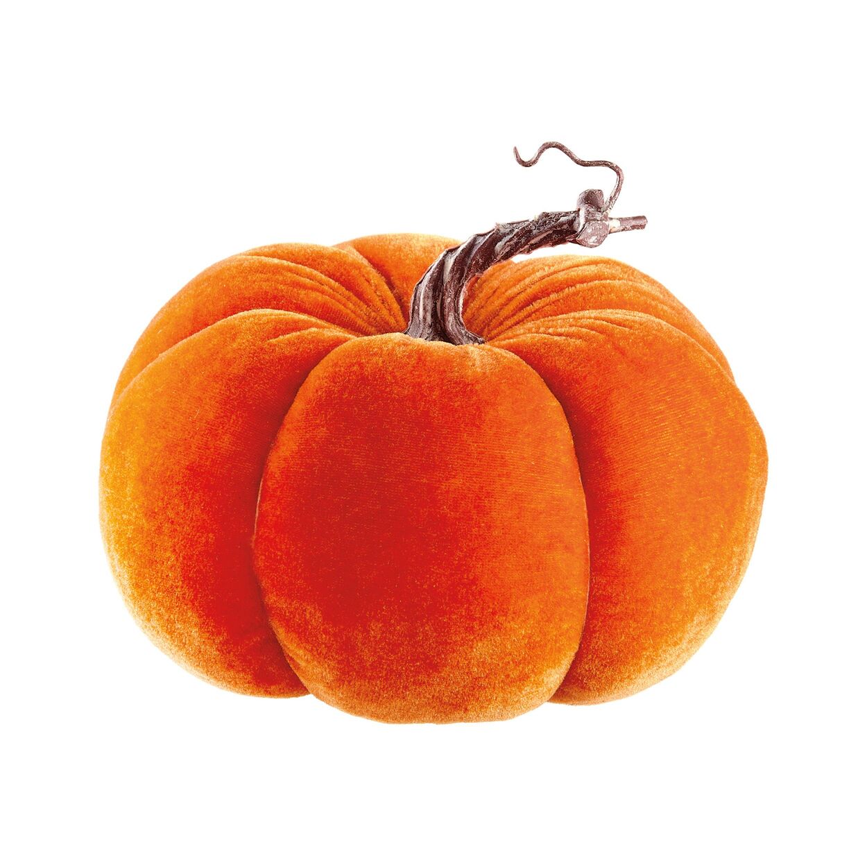 Calabaza decorativa grande tela naranja para Halloween - Vilá Decoración - Muebles y decoración en Medellín y Colombia