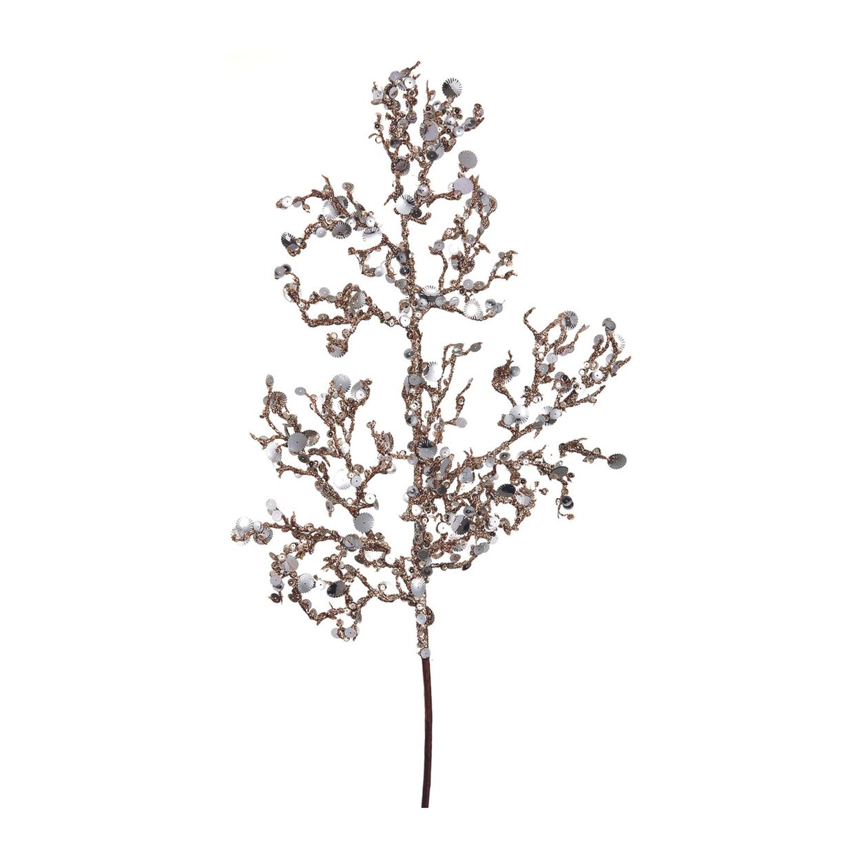 Rama decorativa dorada con lentejuelas Mirella - Vilá Decoración - Muebles y decoración en Medellín y Colombia