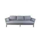 Sofá exterior gris claro para 3 personas - Vilá Decoración - Muebles y decoración en Medellín y Colombia
