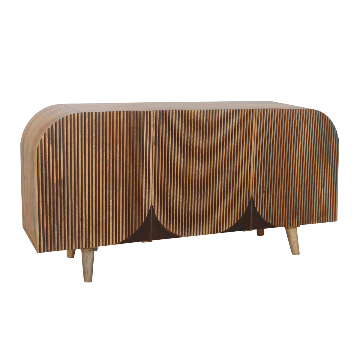 Cajonera madera marrón con patas moderna - Vilá Decoración - Muebles y decoración en Medellín y Colombia