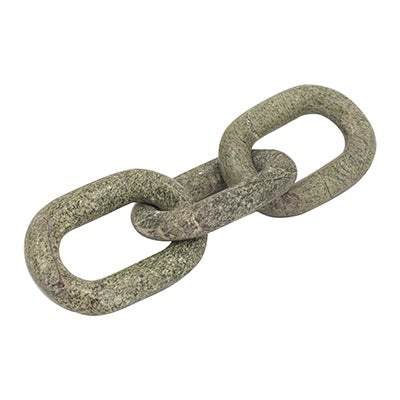 Cadena decorativa de metal gris mate rústica - Vilá Decoración - Muebles y decoración en Medellín y Colombia