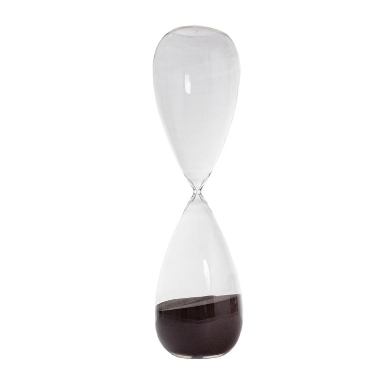Reloj de arena transparente para mesa decorativa - Vilá Decoración - Muebles y decoración en Medellín y Colombia