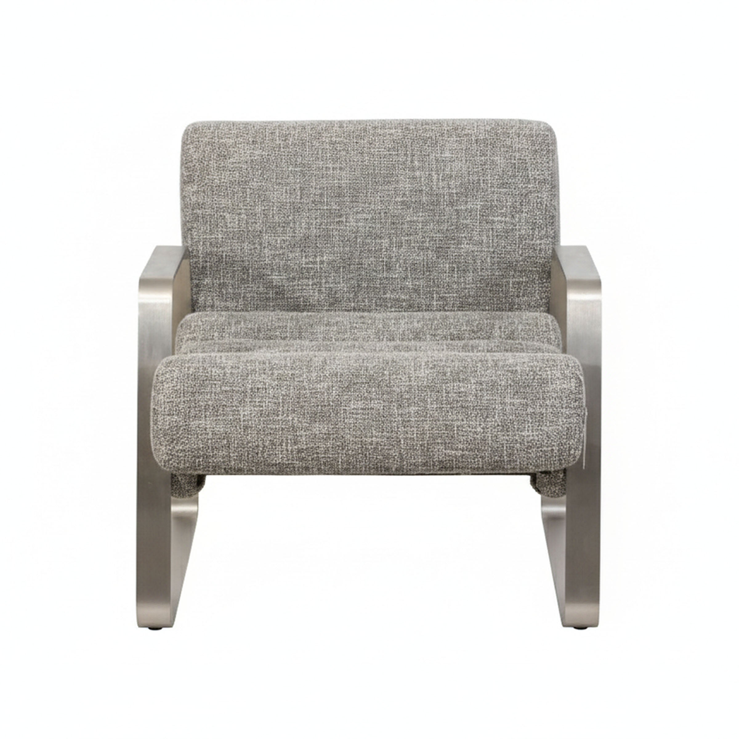 Silla contemporánea gris claro para sala - Vilá Decoración - Muebles y decoración en Medellín y Colombia