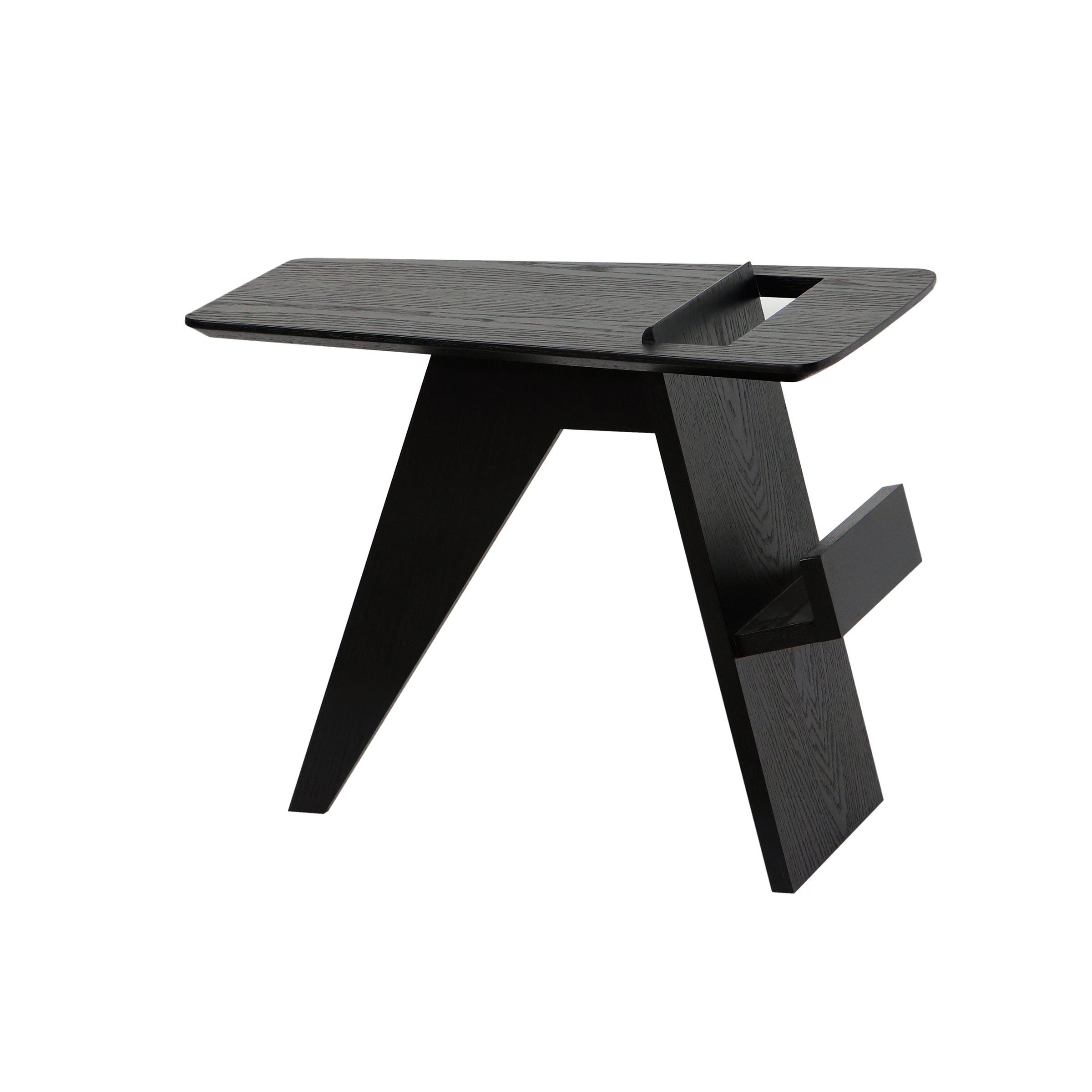 Mesa Auxiliar Negra Moderna para Sala - Vilá Decoración - Muebles y decoración en Medellín y Colombia