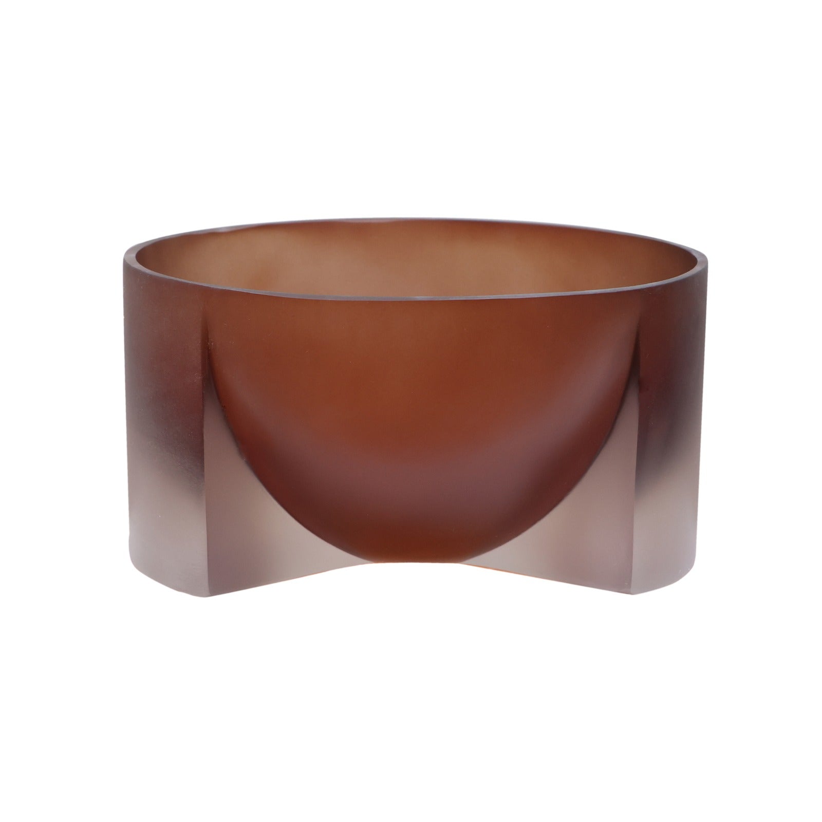Bowl decorativo marrón transparente - Vilá Decoración - Muebles y decoración en Medellín y Colombia