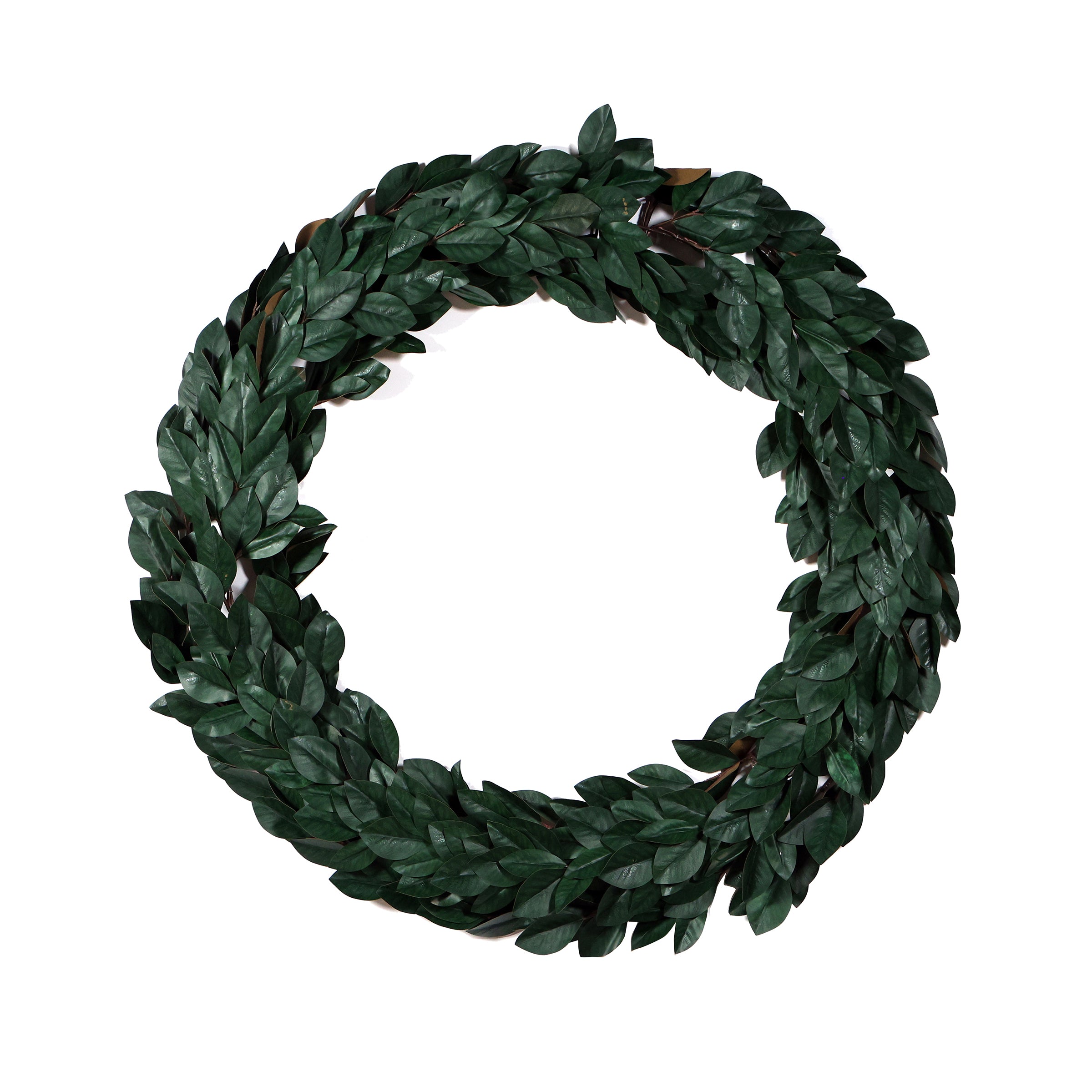 Corona de magnolias verde para decoración interior y exterior - Vilá Decoración - Muebles y decoración en Medellín y Colombia