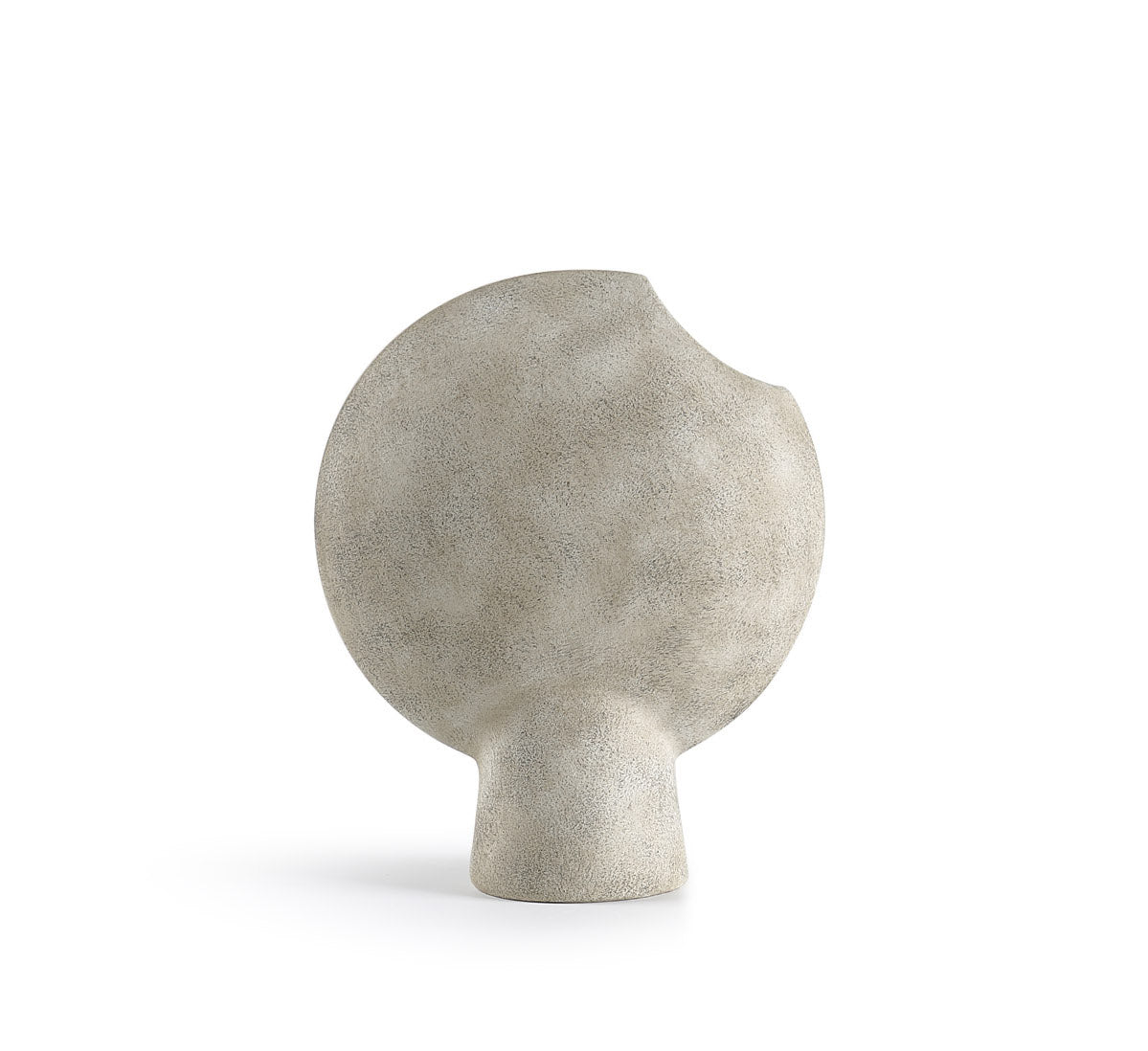 Jarrón de terracota gris claro para flores - Vilá Decoración - Muebles y decoración en Medellín y Colombia