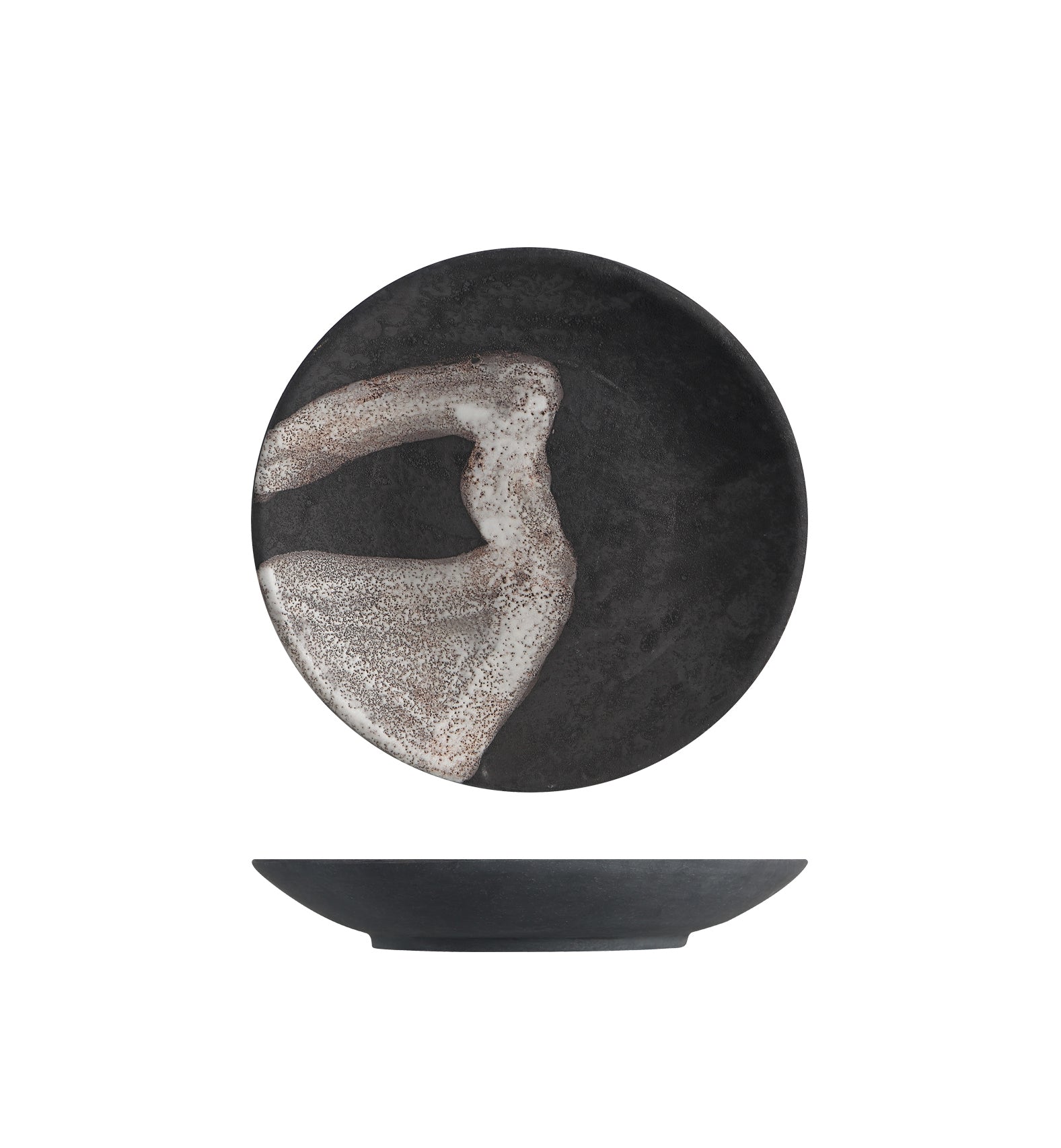 Plato decorativo negro mate para pared - Vilá Decoración - Muebles y decoración en Medellín y Colombia