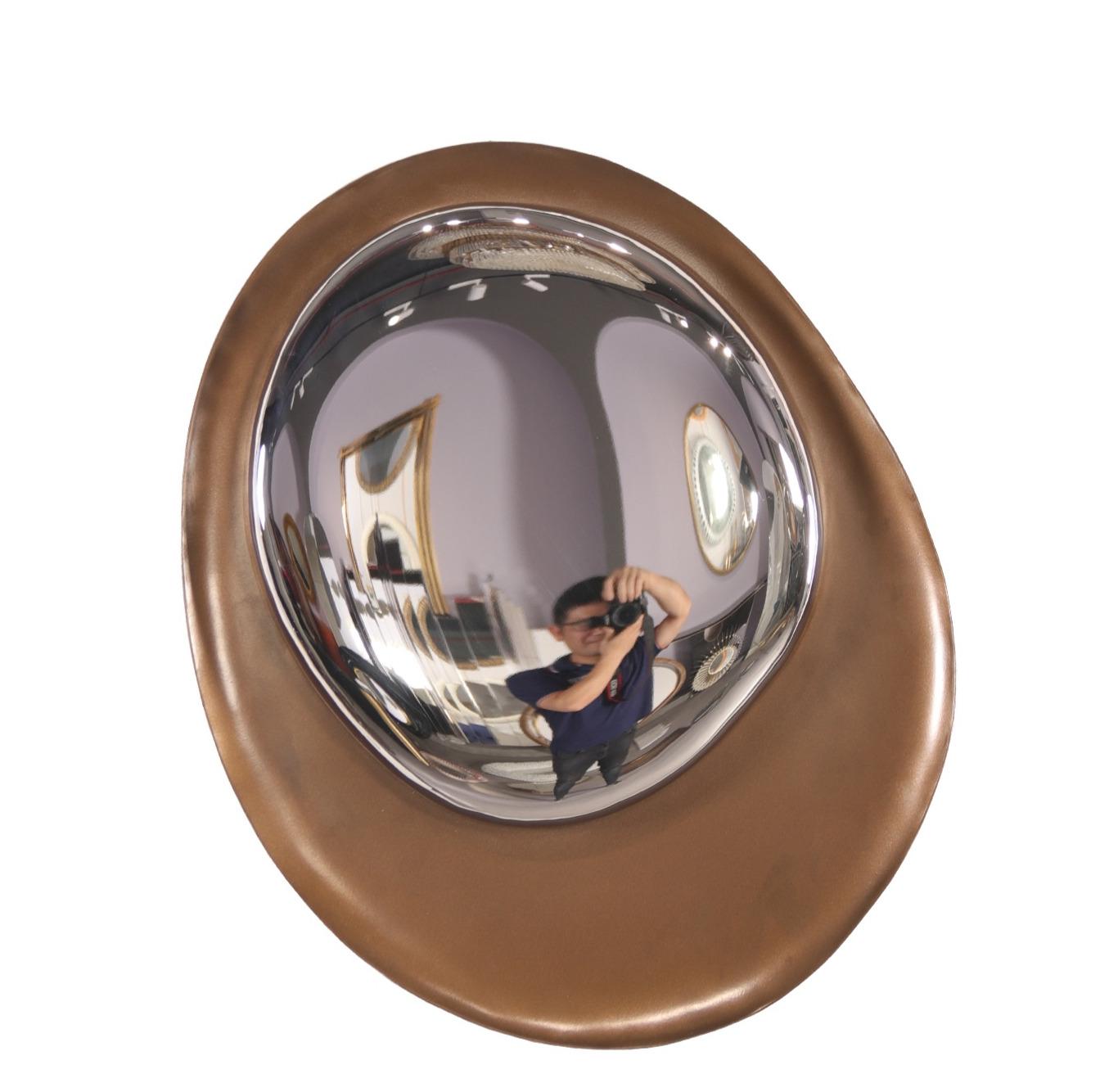 Aplique de pared ovalado metálico elegante - Vilá Decoración - Muebles y decoración en Medellín y Colombia