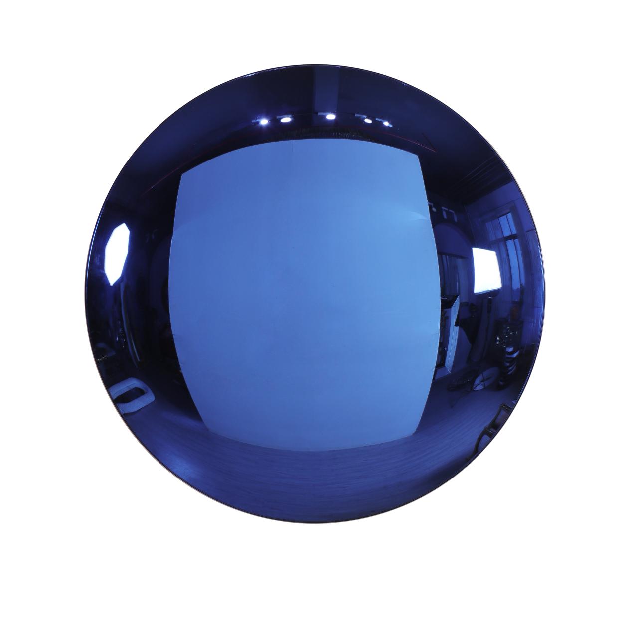 Aplique de pared circular en acero inoxidable - Vilá Decoración - Muebles y decoración en Medellín y Colombia