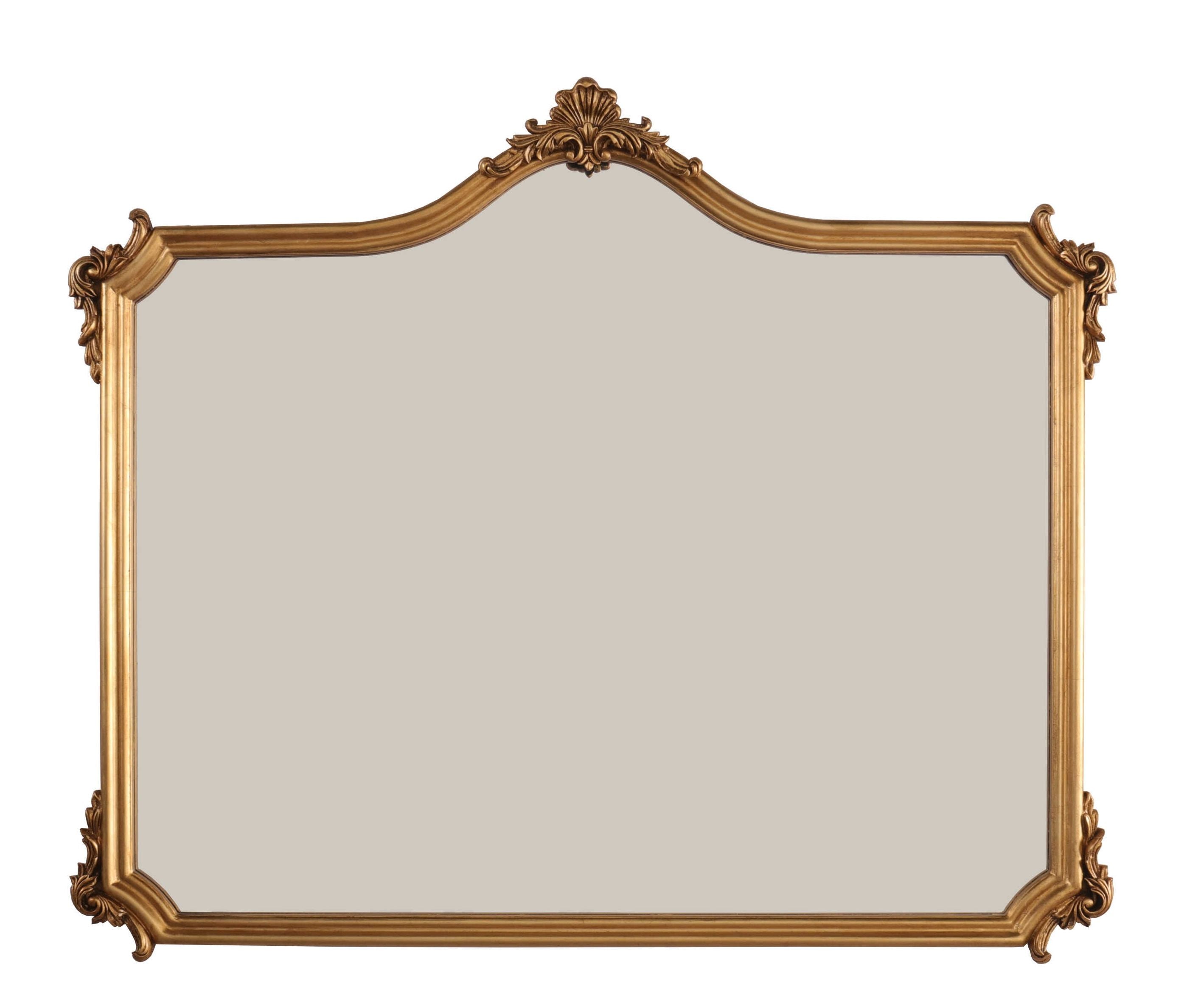 Espejo decorativo rectangular dorado clásico - Vilá Decoración - Muebles y decoración en Medellín y Colombia