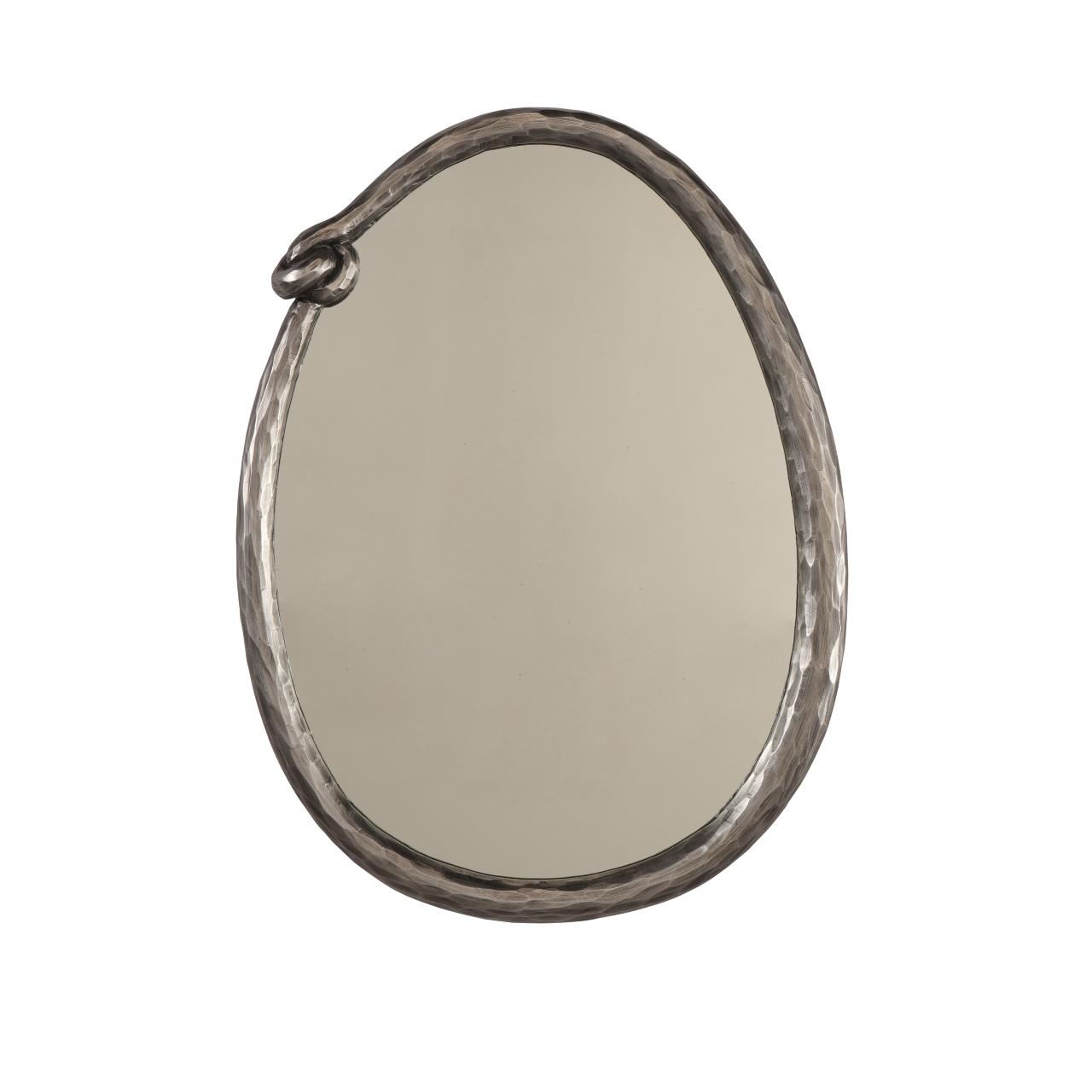 Espejo ovalado decorativo plateado - Vilá Decoración - Muebles y decoración en Medellín y Colombia