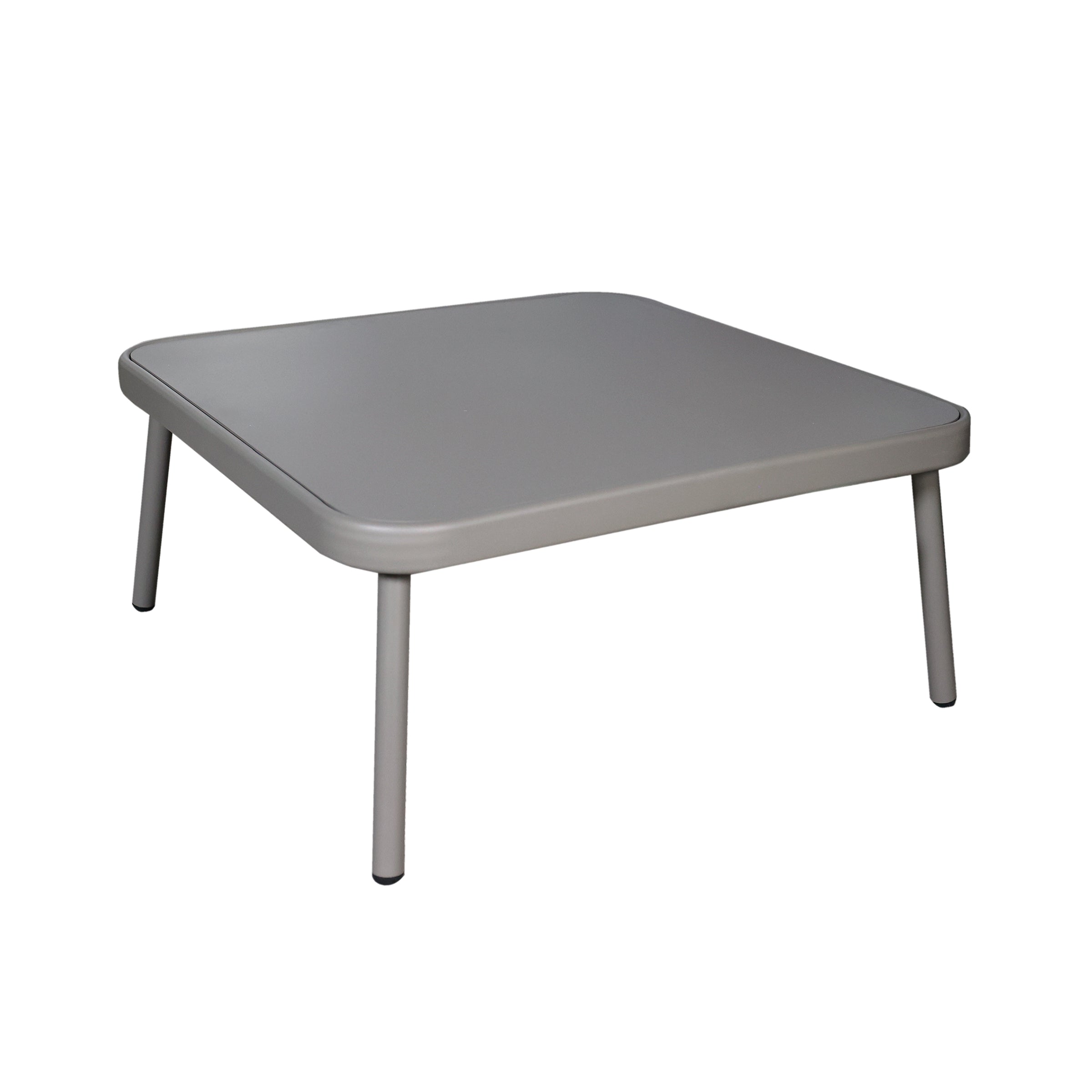 Mesa de centro exterior gris cuadrada - Vilá Decoración - Muebles y decoración en Medellín y Colombia