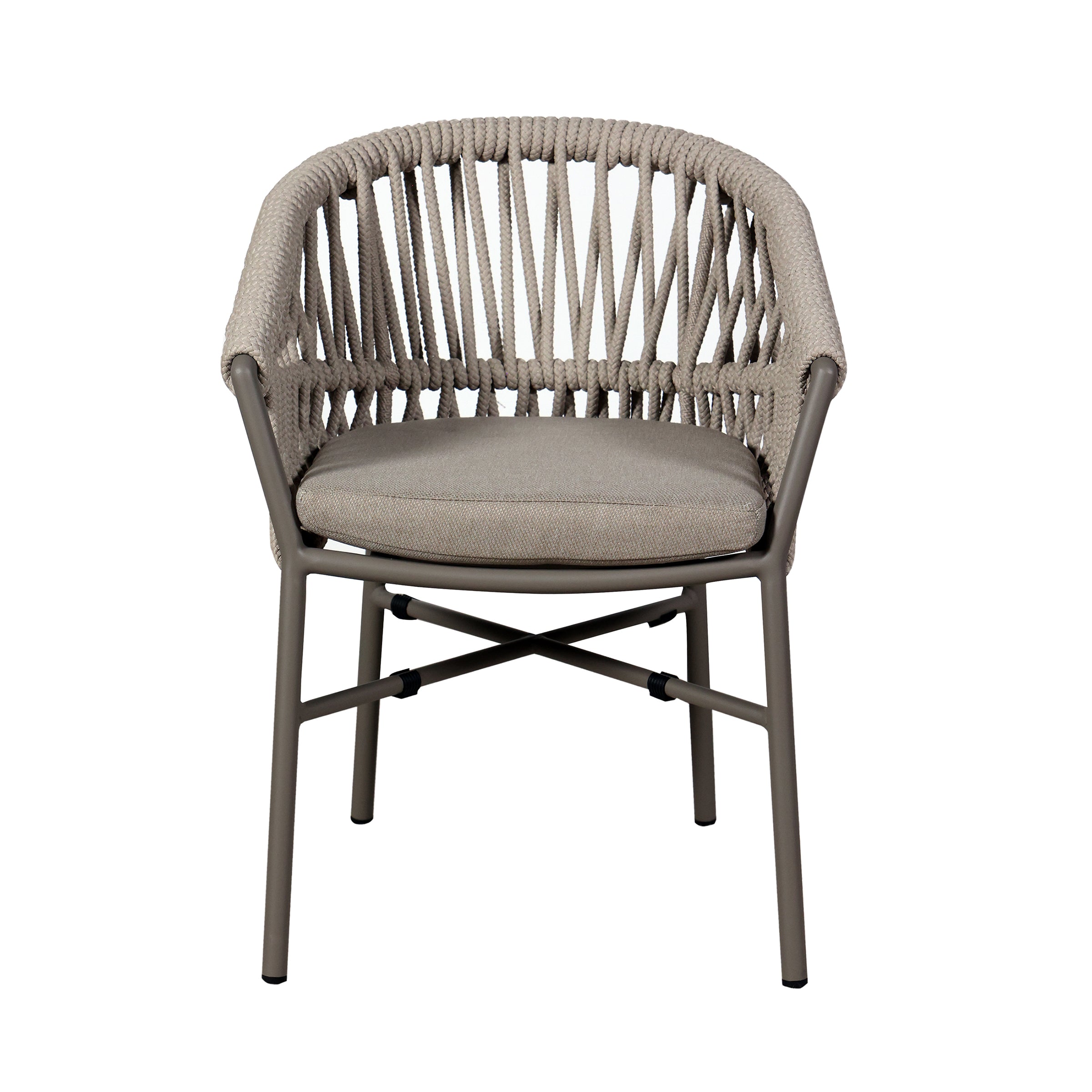 Silla exterior gris para patio y jardín cómoda - Vilá Decoración - Muebles y decoración en Medellín y Colombia