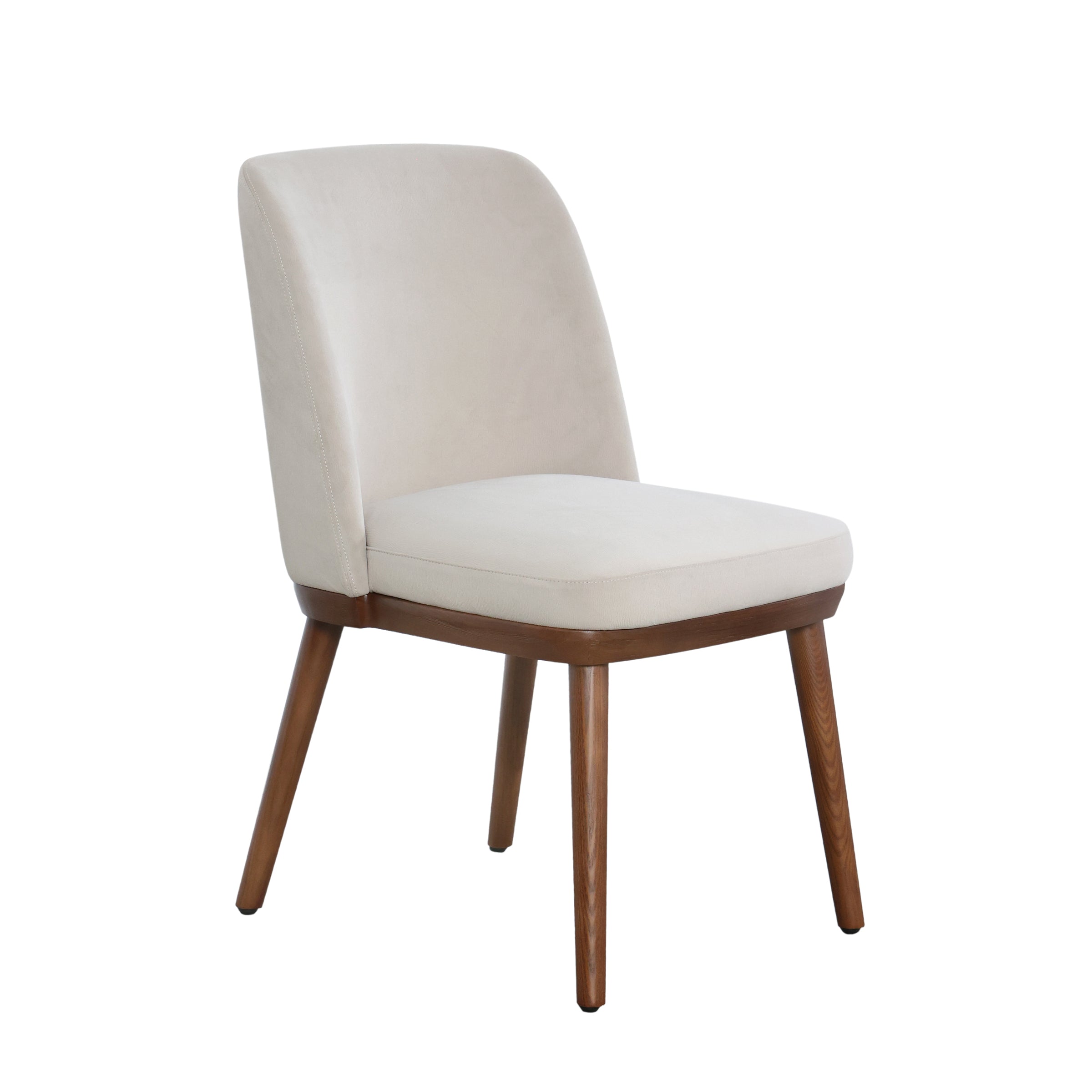 Silla comedor madera beige con asiento acolchado - Vilá Decoración - Muebles y decoración en Medellín y Colombia