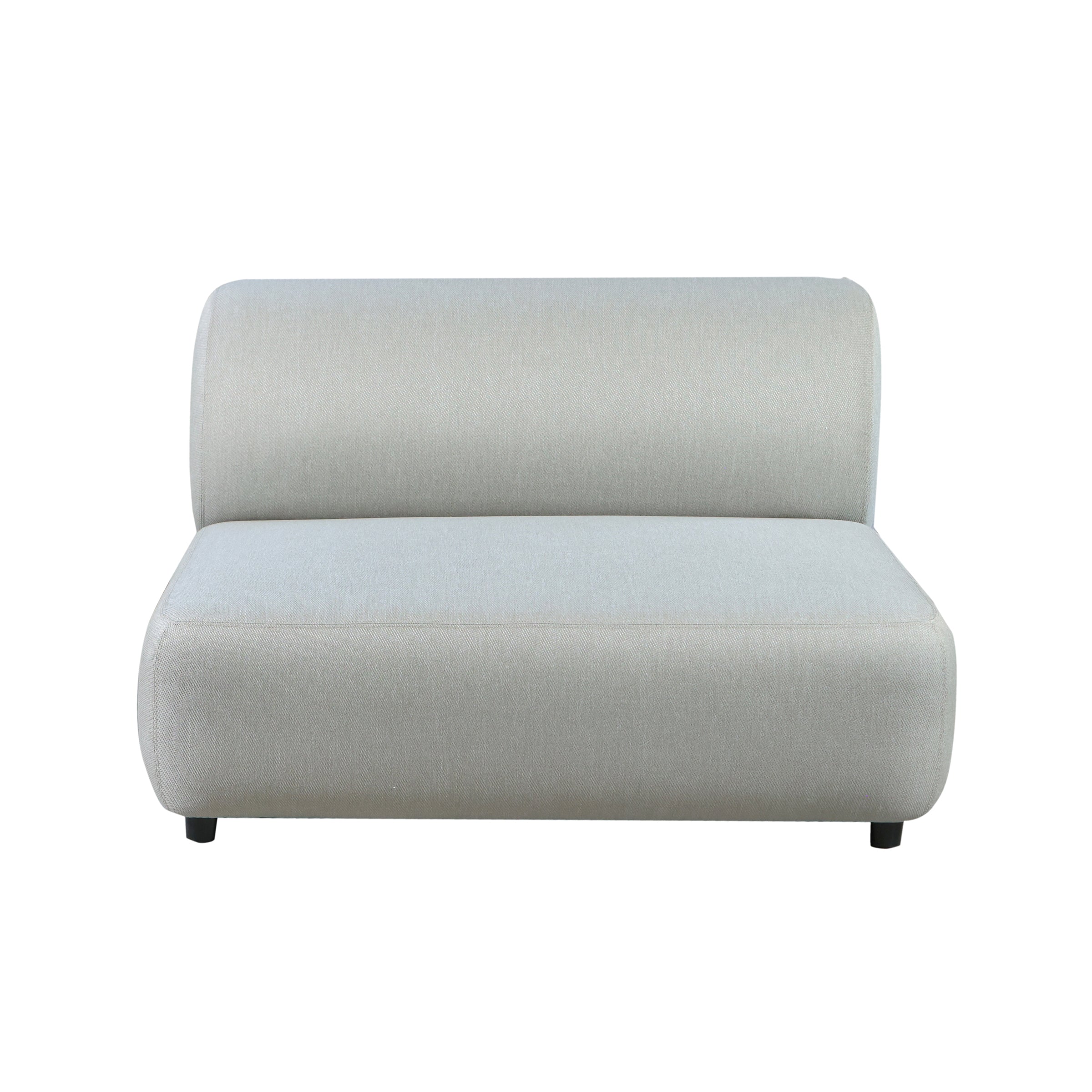 Poltrona modular gris claro para exterior 124 cm - Vilá Decoración - Muebles y decoración en Medellín y Colombia