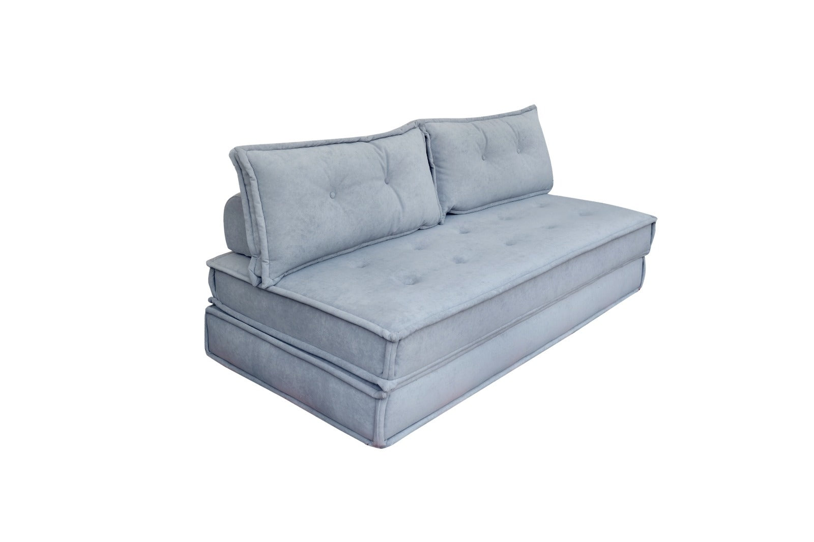 Sofá cama Cloe gris claro funcional - Vilá Decoración - Muebles y decoración en Medellín y Colombia