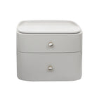 Nochero Maya gris claro con cajones para dormitorio - Vilá Decoración - Muebles y decoración en Medellín y Colombia