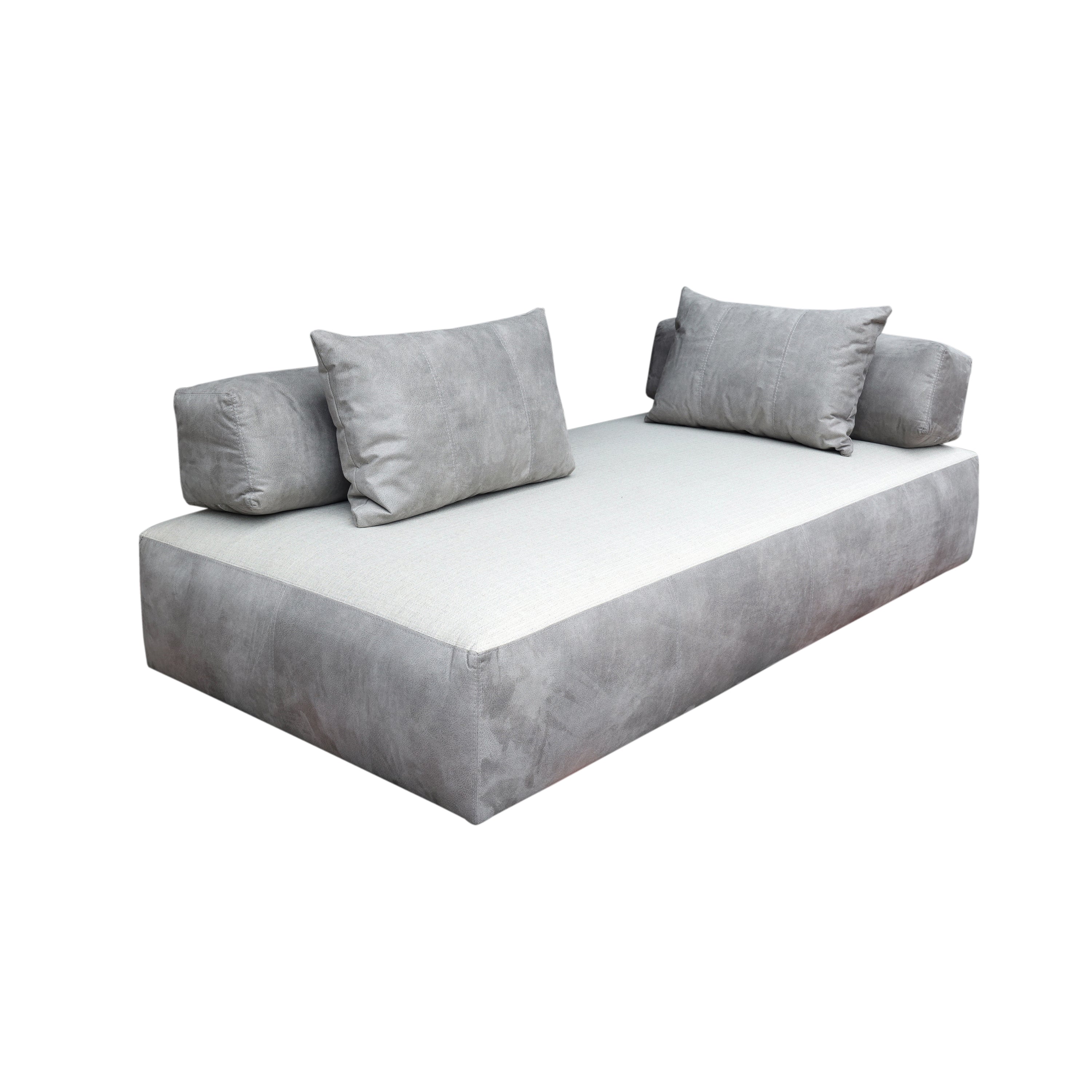 Sofá Elliot gris claro, elegante y confortable para tu hogar