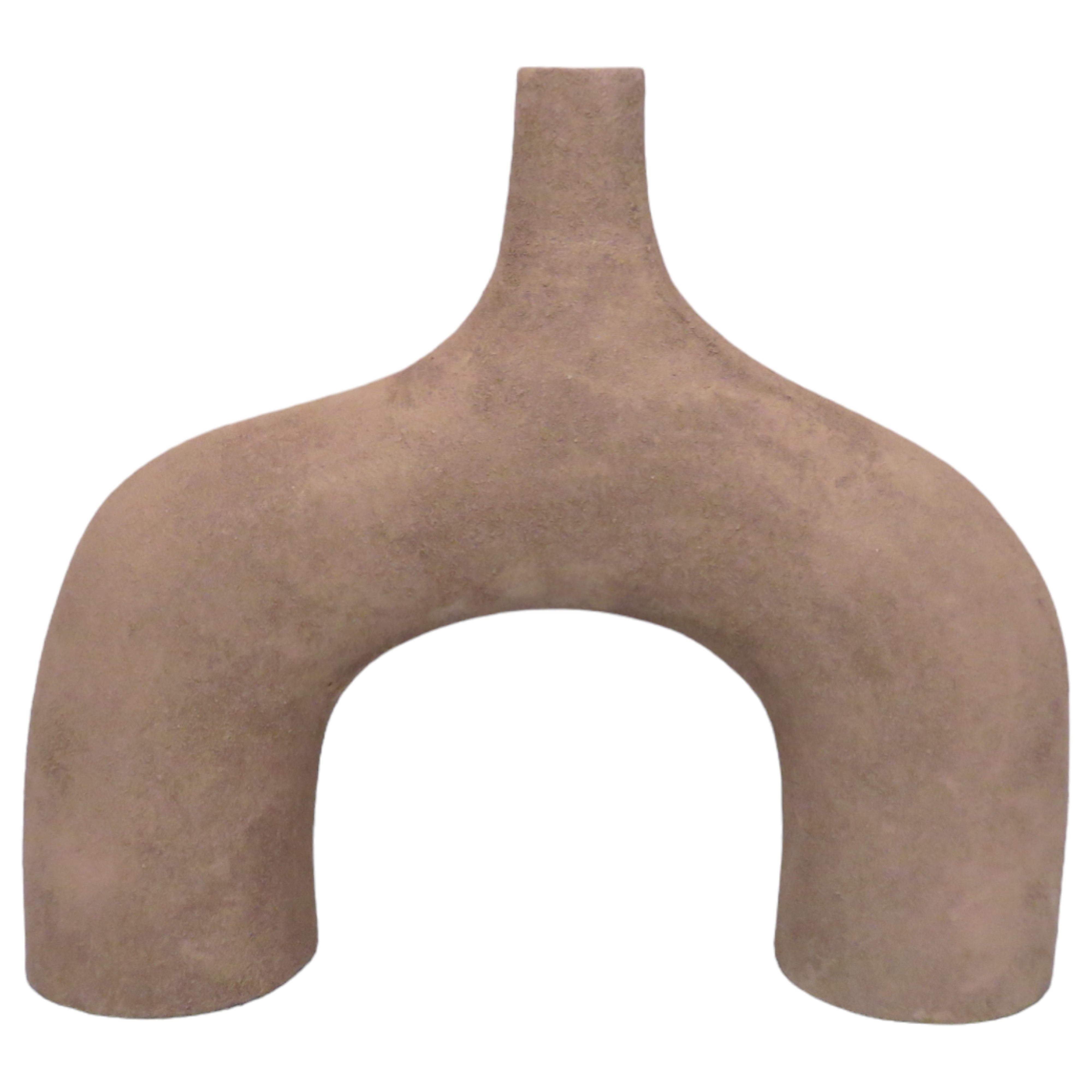 Jarrón decorativo moderno beige para interiores - Vilá Decoración - Muebles y decoración en Medellín y Colombia