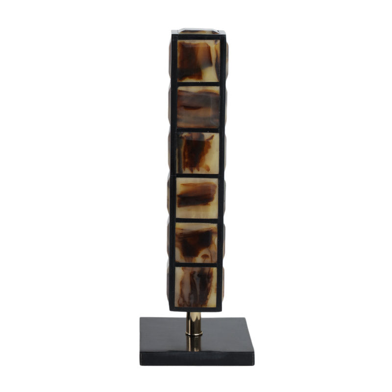 Escultura decorativa marrón ámbar para interiores - Vilá Decoración - Muebles y decoración en Medellín y Colombia