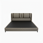 Cama Serena beige con cabezal acolchado para dormitorio - Vilá Decoración - Muebles y decoración en Medellín y Colombia