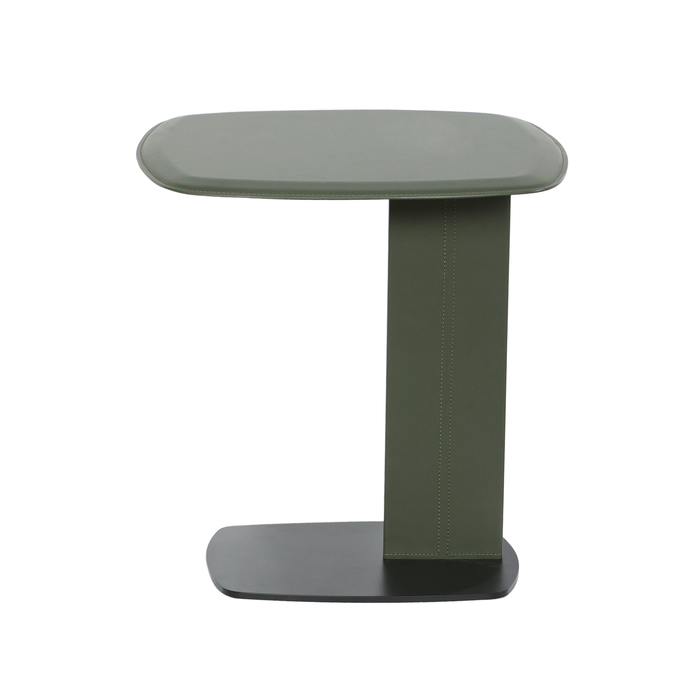 Mesa auxiliar verde oliva para sala compacta - Vilá Decoración - Muebles y decoración en Medellín y Colombia