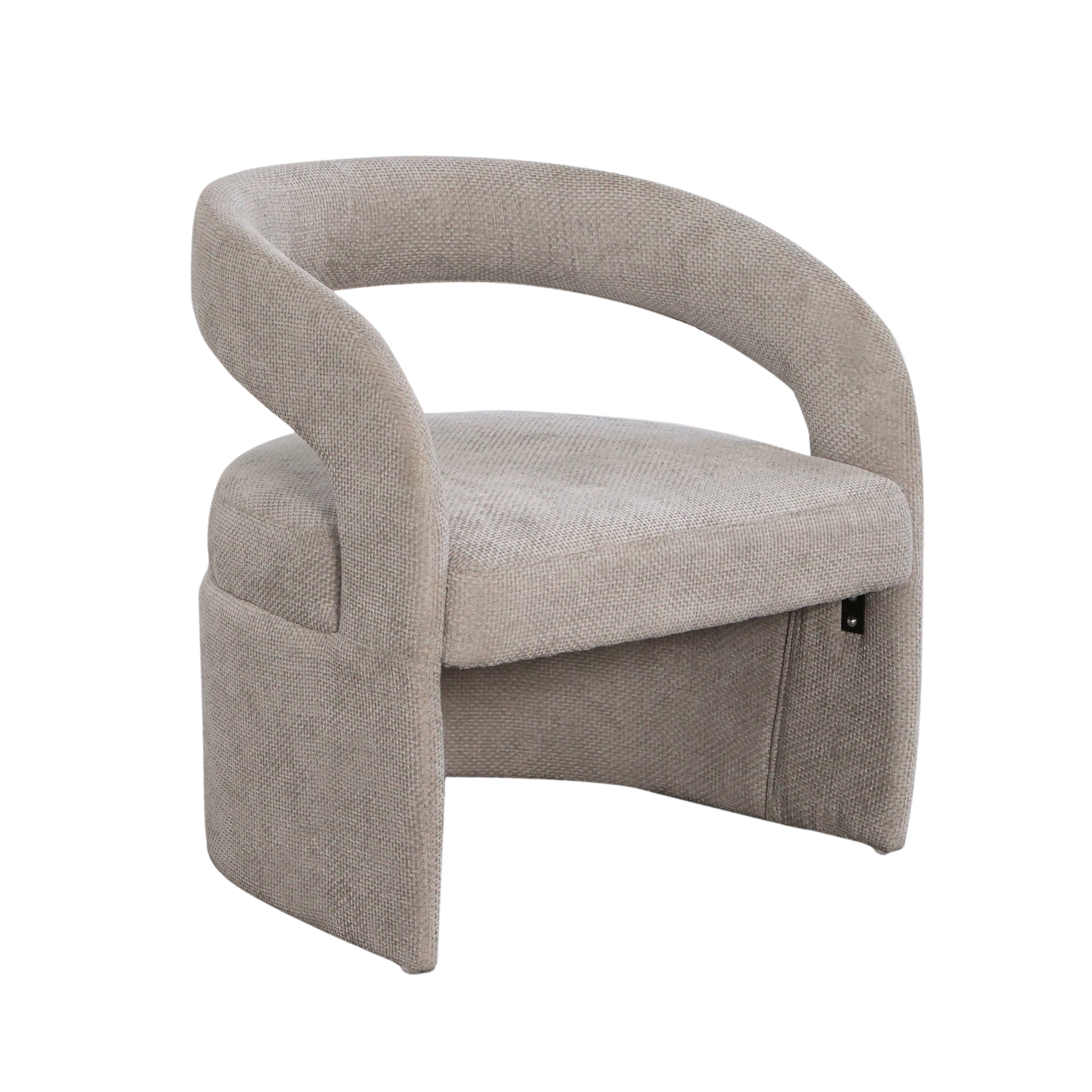 Silla gris claro para interiores con diseño moderno - Vilá Decoración - Muebles y decoración en Medellín y Colombia