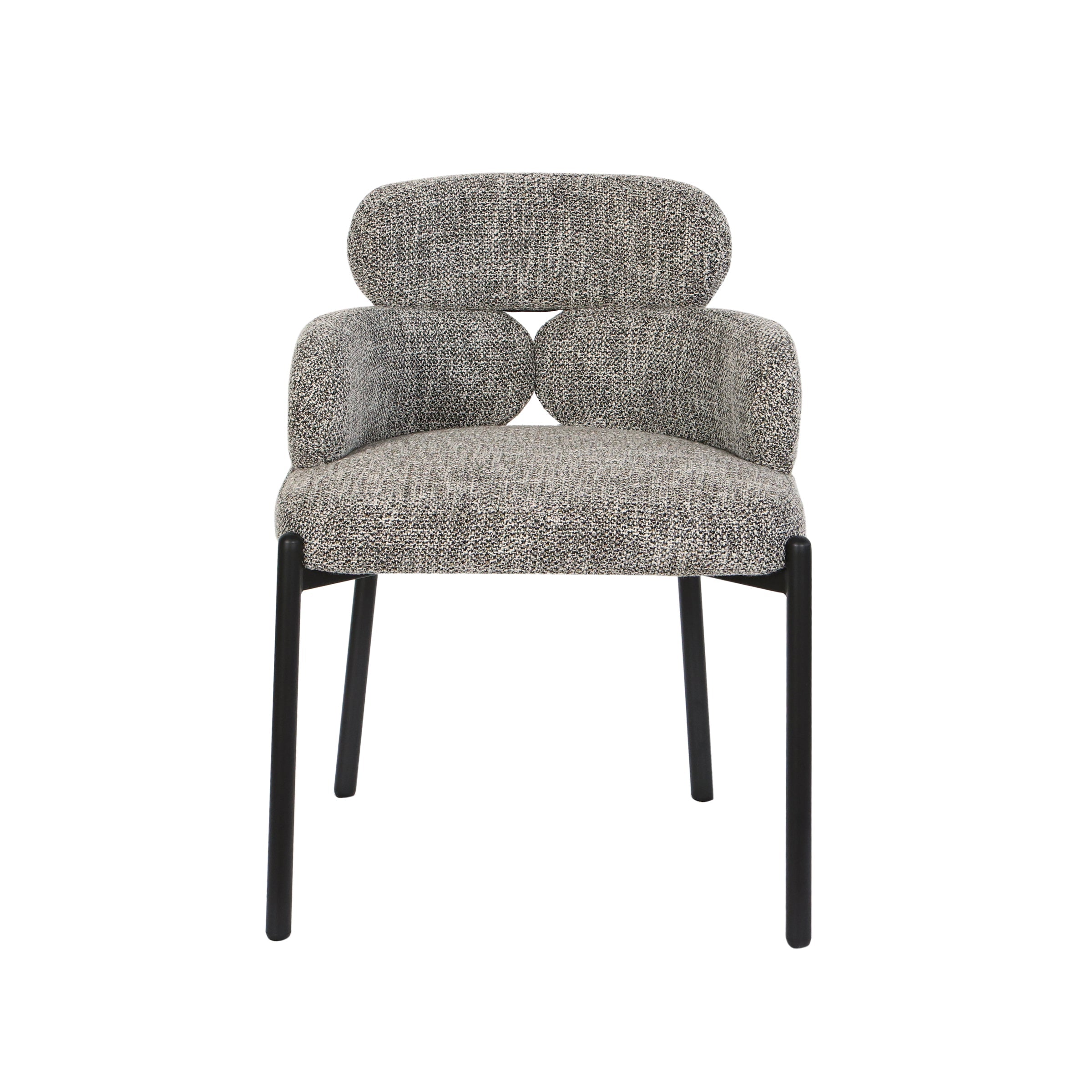 Silla moderna gris de metal para interiores - Vilá Decoración - Muebles y decoración en Medellín y Colombia