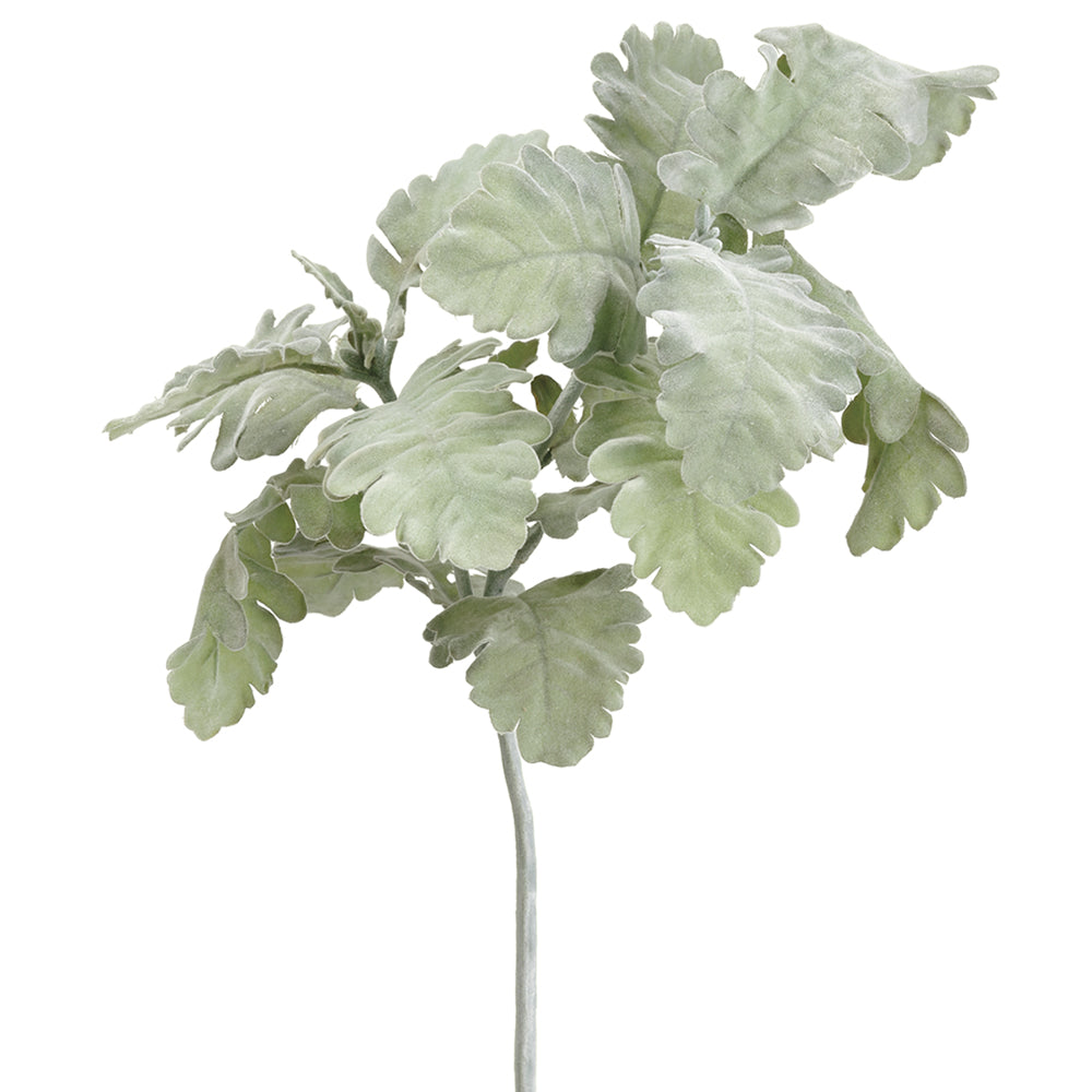 Arbusto decorativo verde polvoriento con tallo flexible - Vilá Decoración - Muebles y decoración en Medellín y Colombia