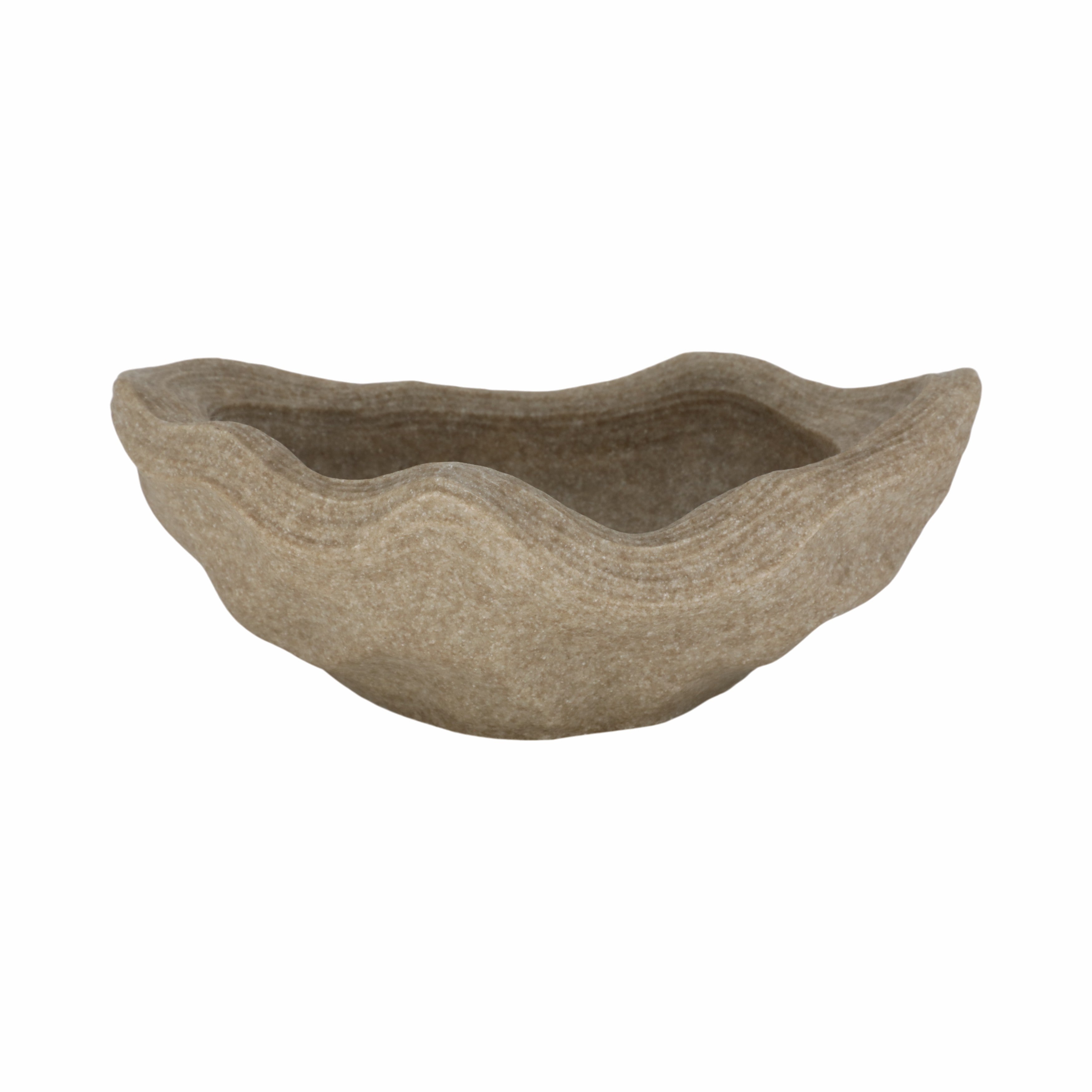 Bowl ovalado beige suave para servir - Vilá Decoración - Muebles y decoración en Medellín y Colombia