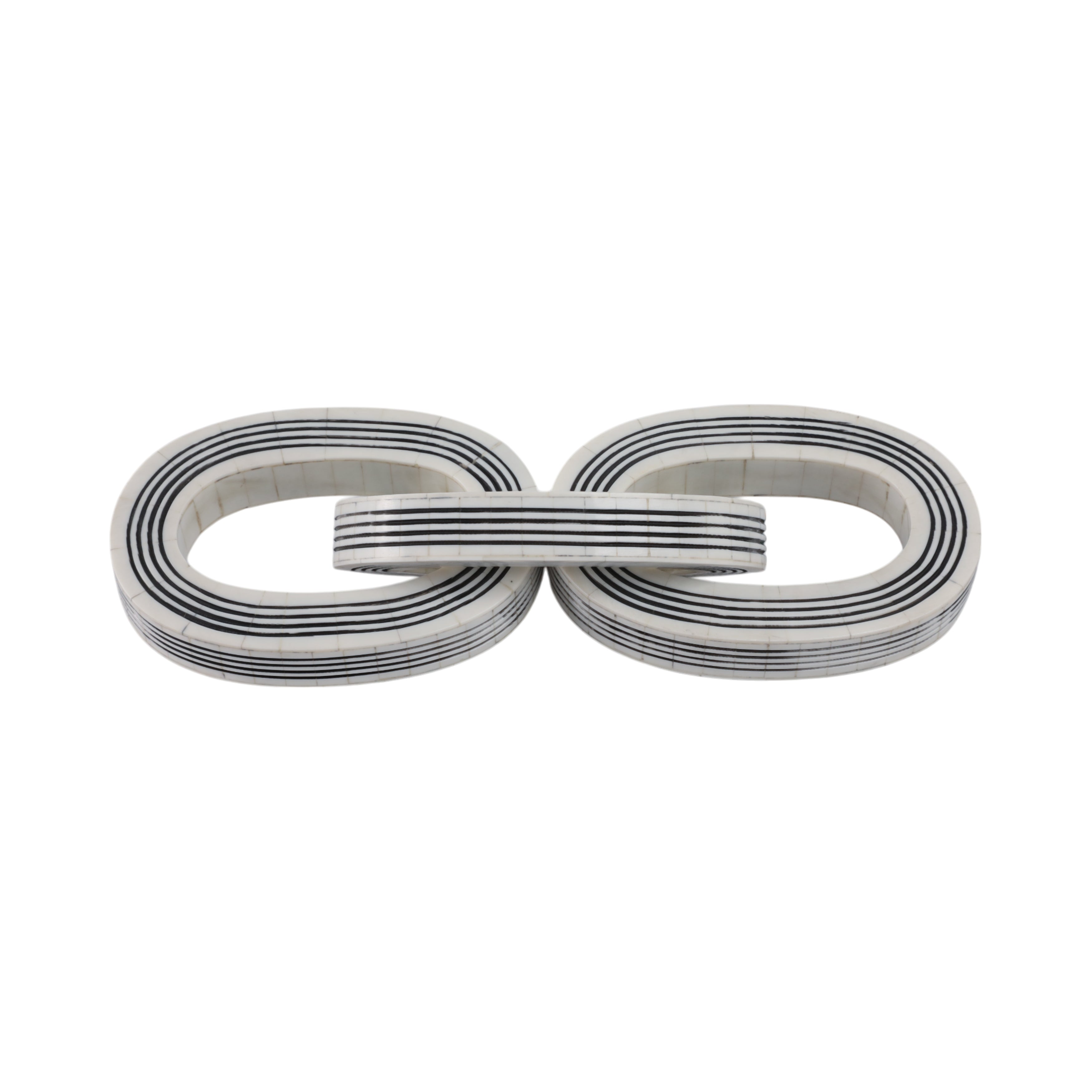 Cadena decorativa blanca y negra para interiores - Vilá Decoración - Muebles y decoración en Medellín y Colombia