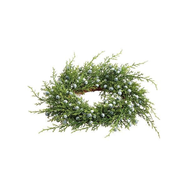 Corona decorativa verde con detalles azules para puerta - Vilá Decoración - Muebles y decoración en Medellín y Colombia