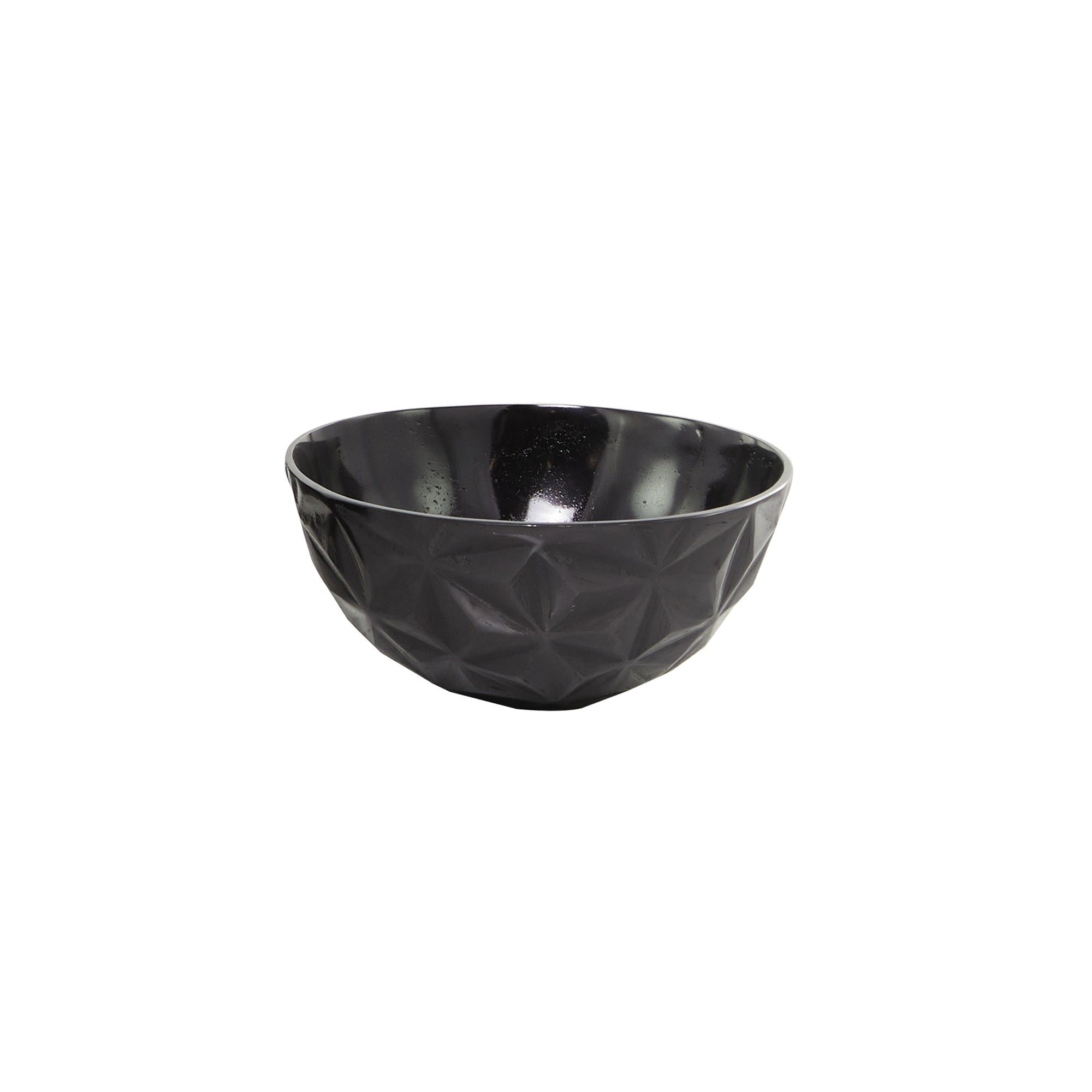 Bowl pequeño negro texturizado para servir - Vilá Decoración - Muebles y decoración en Medellín y Colombia