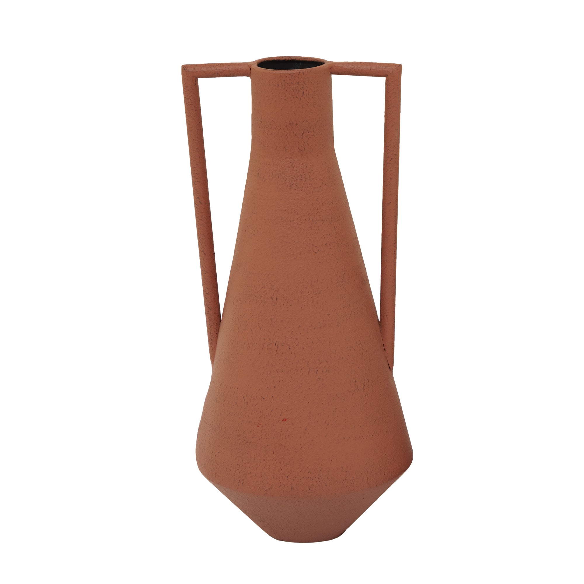 Jarrón rojo terracota grande para interior - Vilá Decoración - Muebles y decoración en Medellín y Colombia