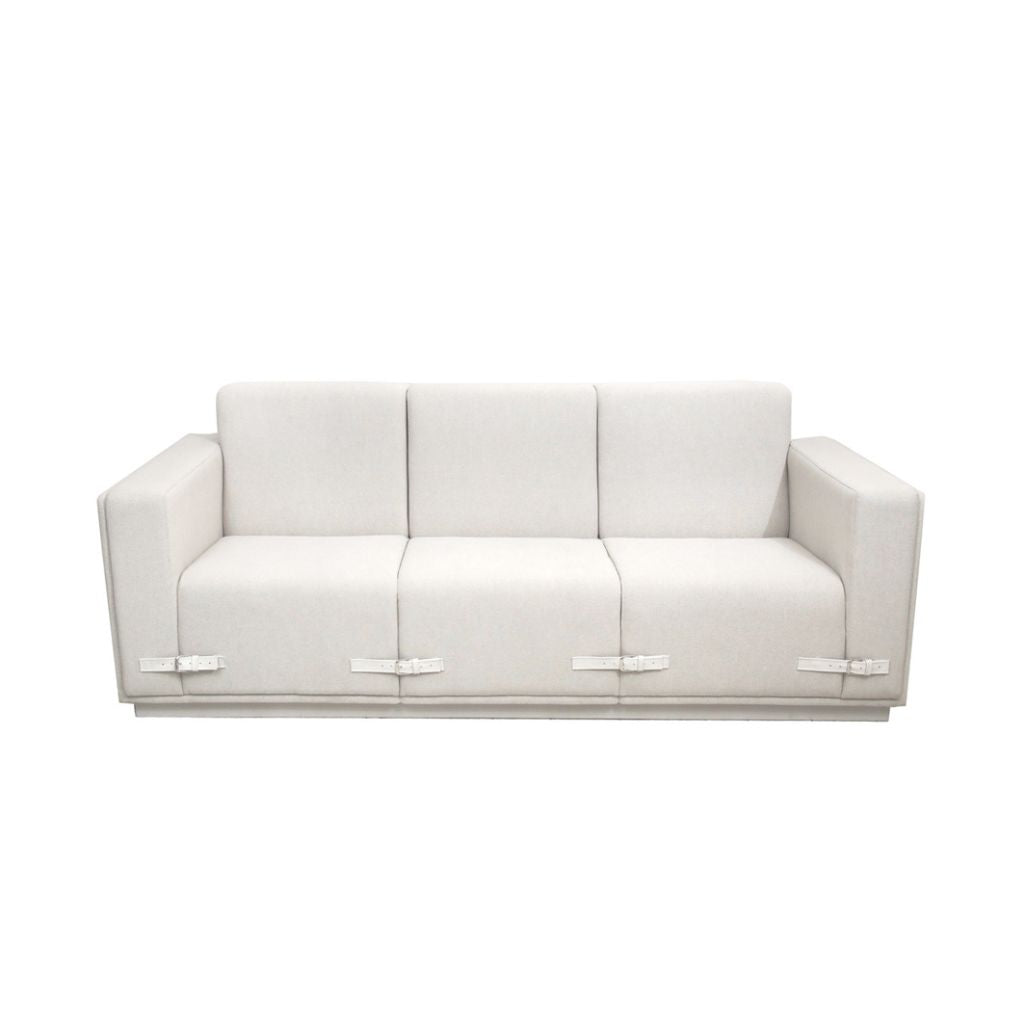 Sofá Isabella blanco para sala moderna 3 puestos - Vilá Decoración - Muebles y decoración en Medellín y Colombia