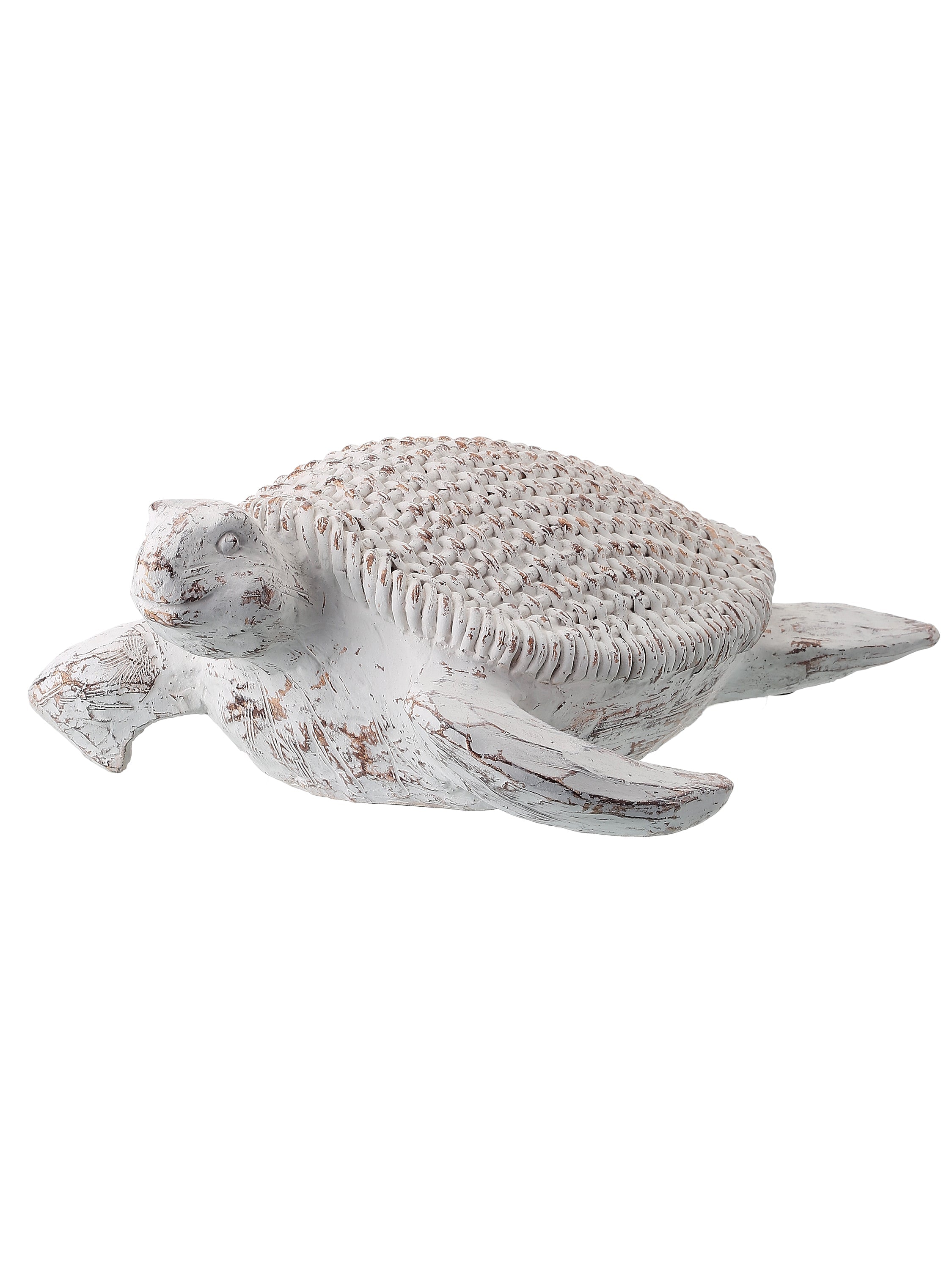 Tortuga marina decorativa blanca para interior - Vilá Decoración - Muebles y decoración en Medellín y Colombia