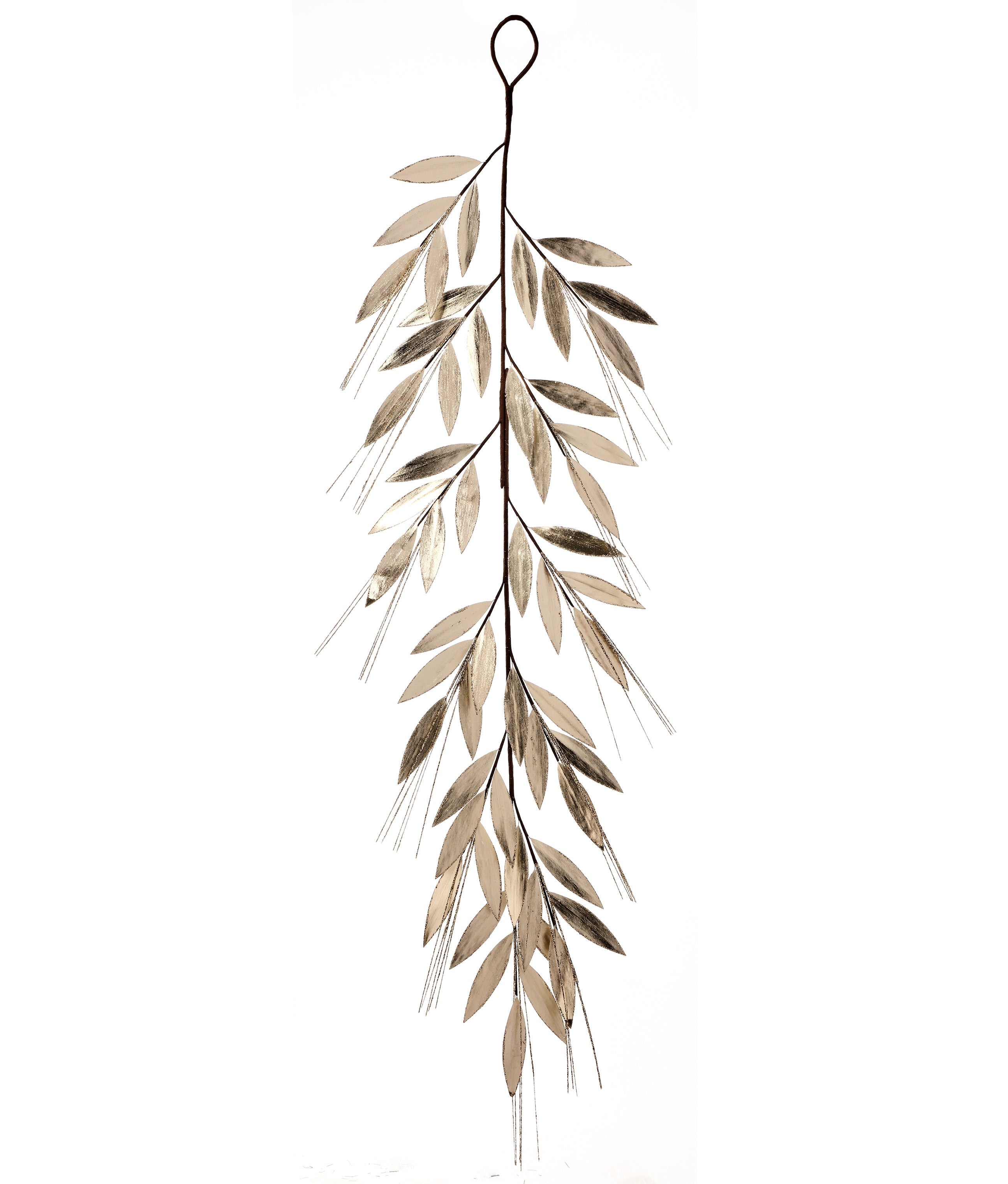 Guirnalda navideña metálica decorativa dorada - Vilá Decoración - Muebles y decoración en Medellín y Colombia