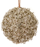 Bola navideña dorada para decoración festiva - Vilá Decoración - Muebles y decoración en Medellín y Colombia