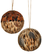 Set de bolas navideñas medianas en tonos tierra - Vilá Decoración - Muebles y decoración en Medellín y Colombia