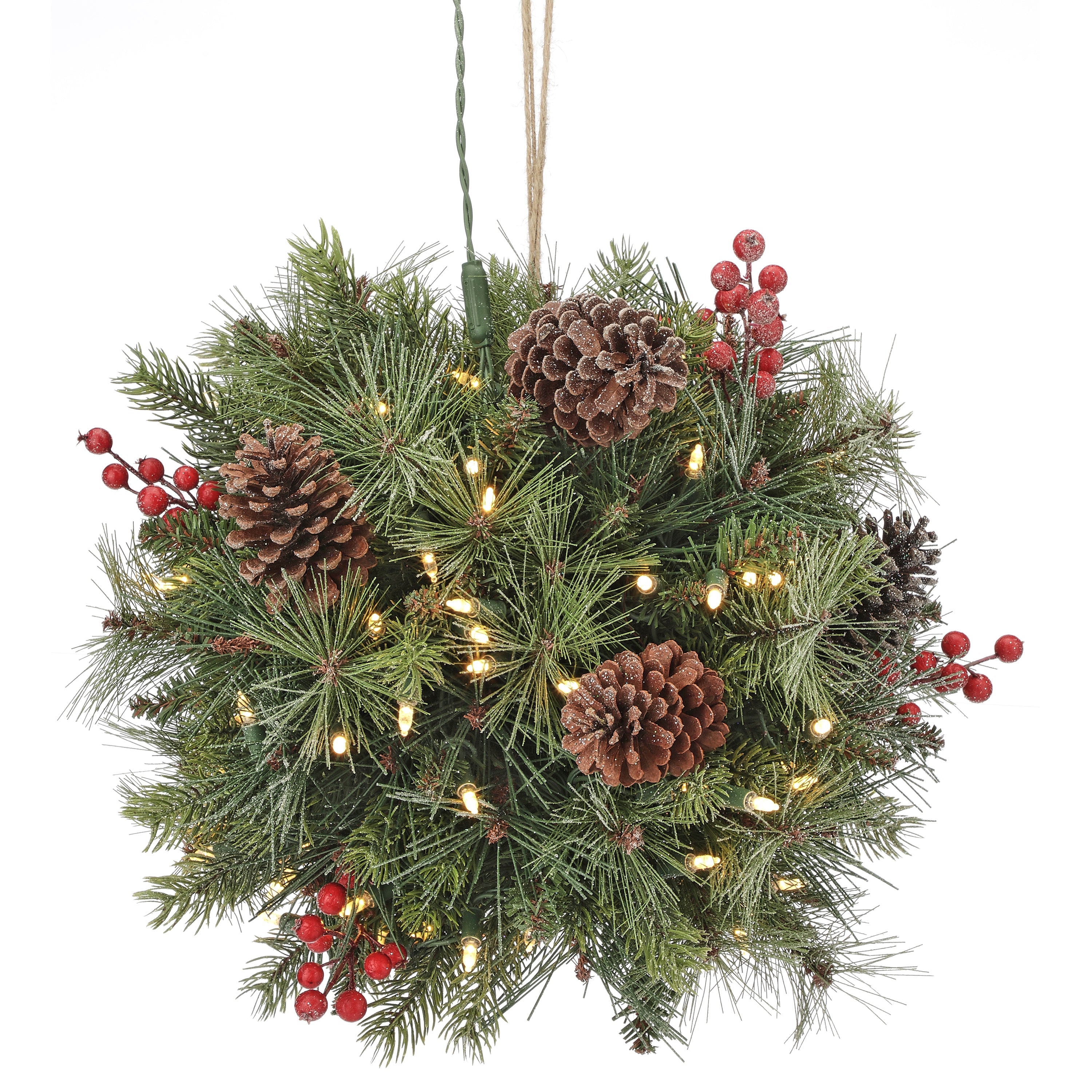 Topiario navideño decorativo con luces cálidas - Vilá Decoración - Muebles y decoración en Medellín y Colombia