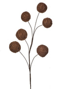 Rama navideña marrón con esferas decorativas - Vilá Decoración - Muebles y decoración en Medellín y Colombia